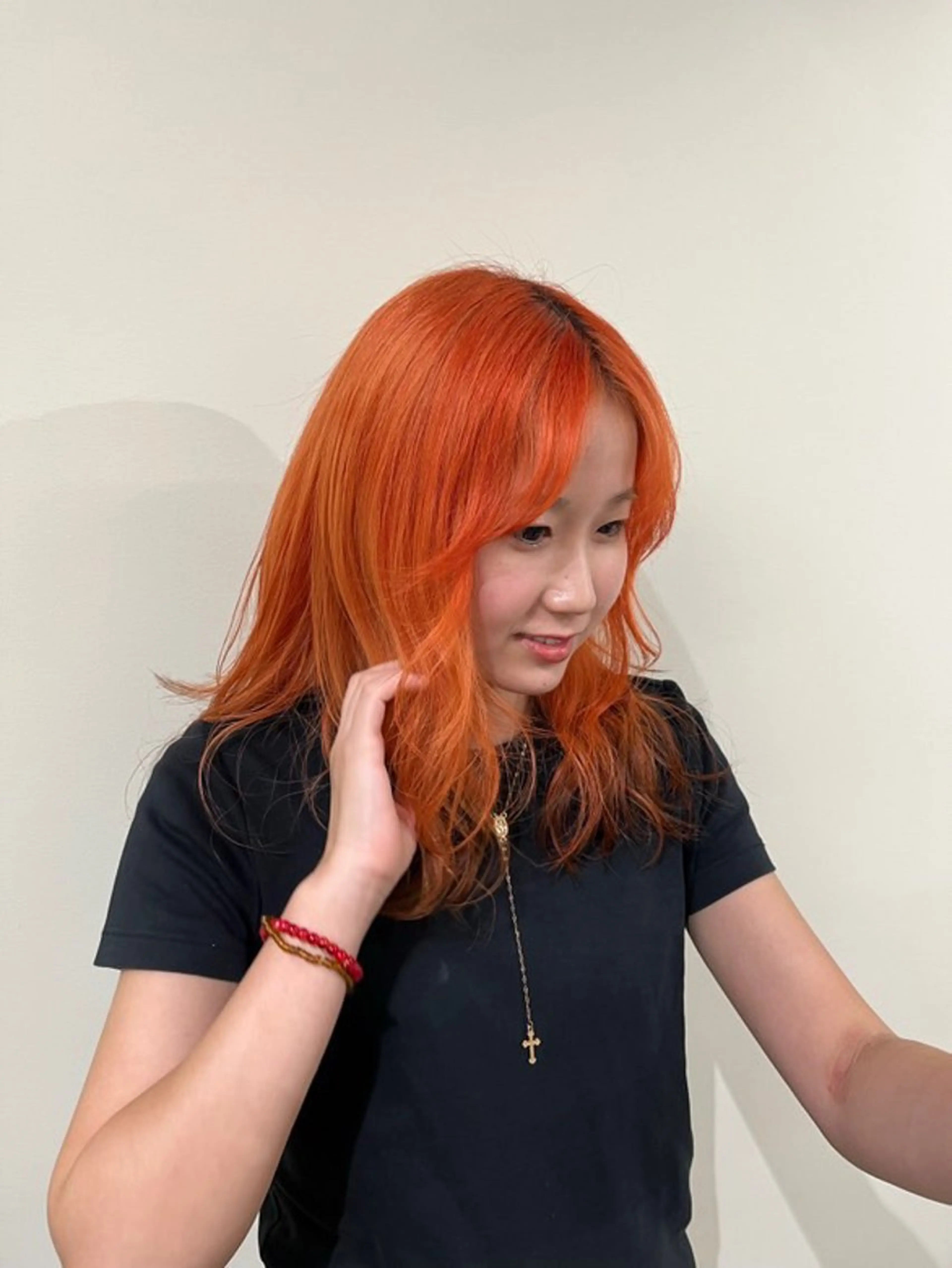 ミディアム ヘアカラー mao /HUI金山のヘアスタイル