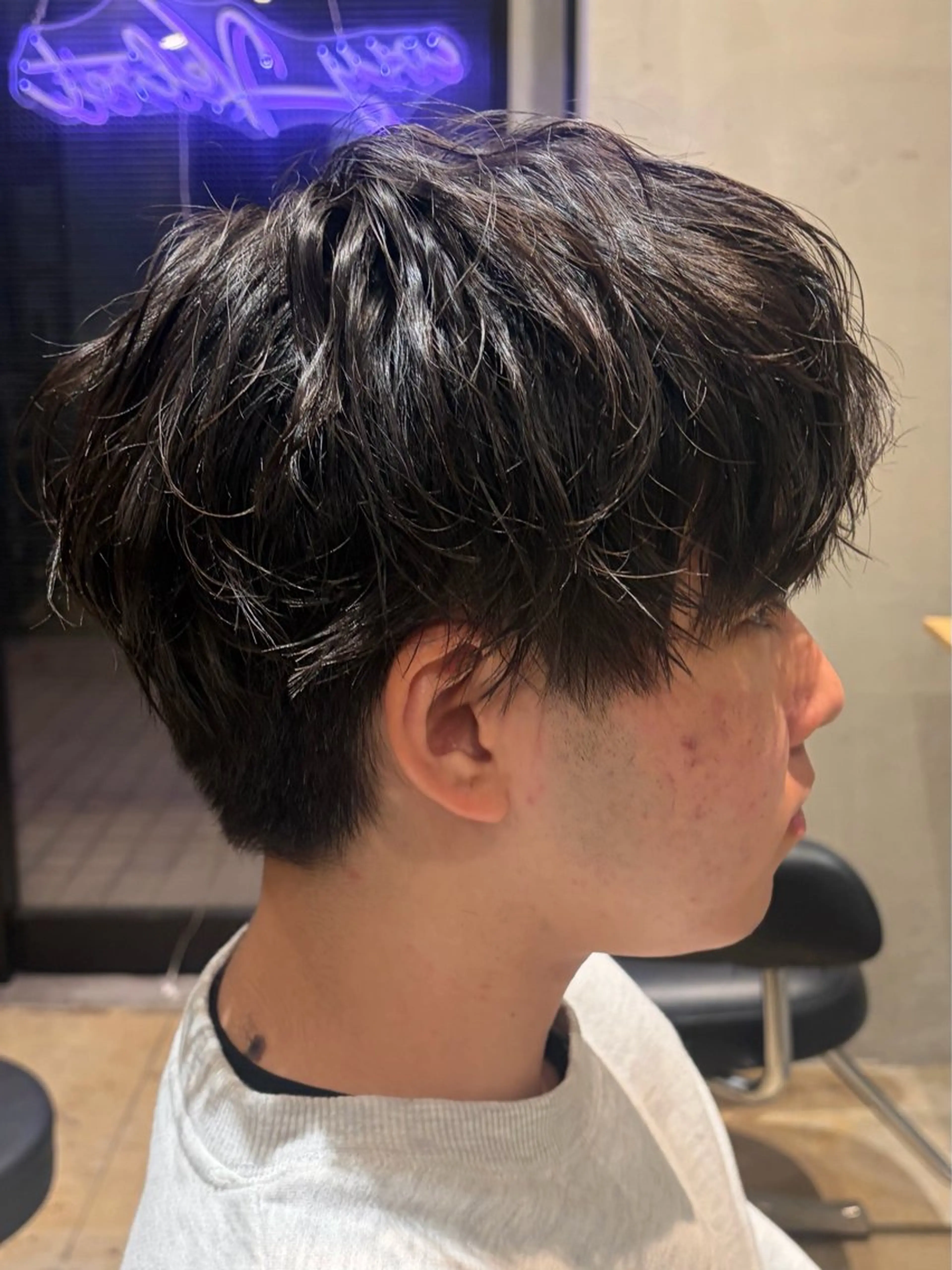 ショート カット ヘッドスパ みわ/博多 ブリーチ/メンズヘアのヘアスタイル