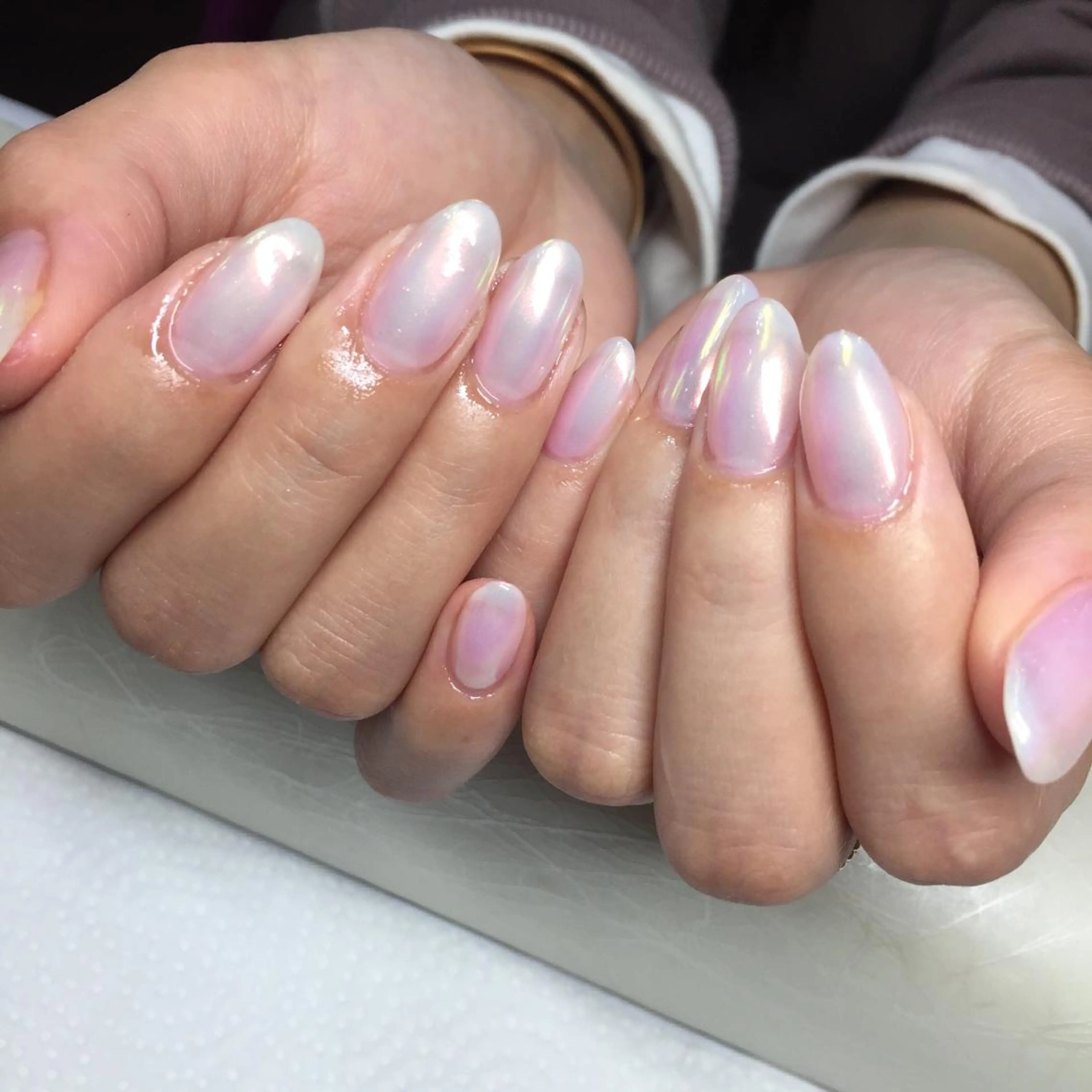 【オフ有り】ミラーネイル(ユニコーン🦄もOK)の写真