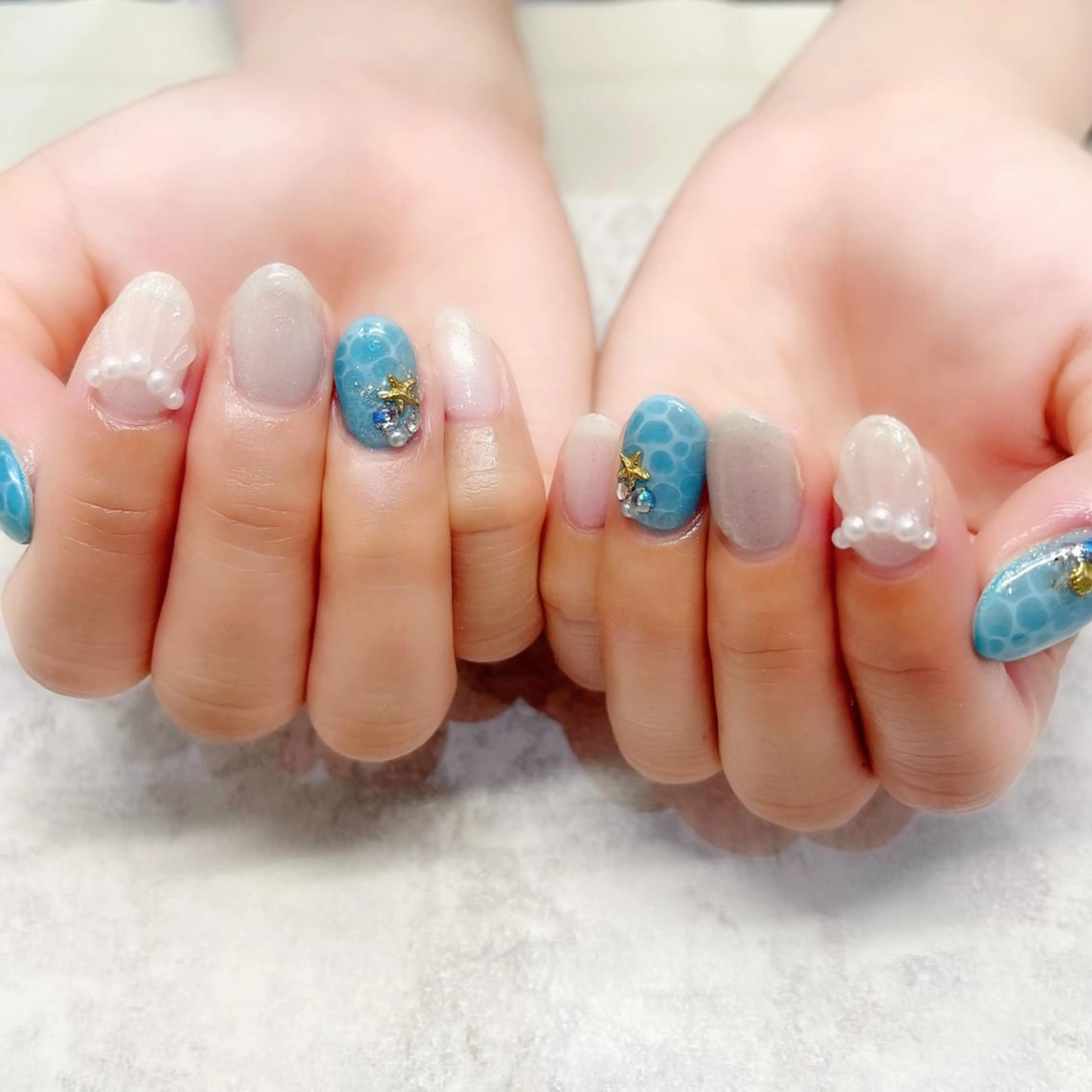 ネイル ❁⃘*。Petite fleur❁⃘*りさのネイルデザイン