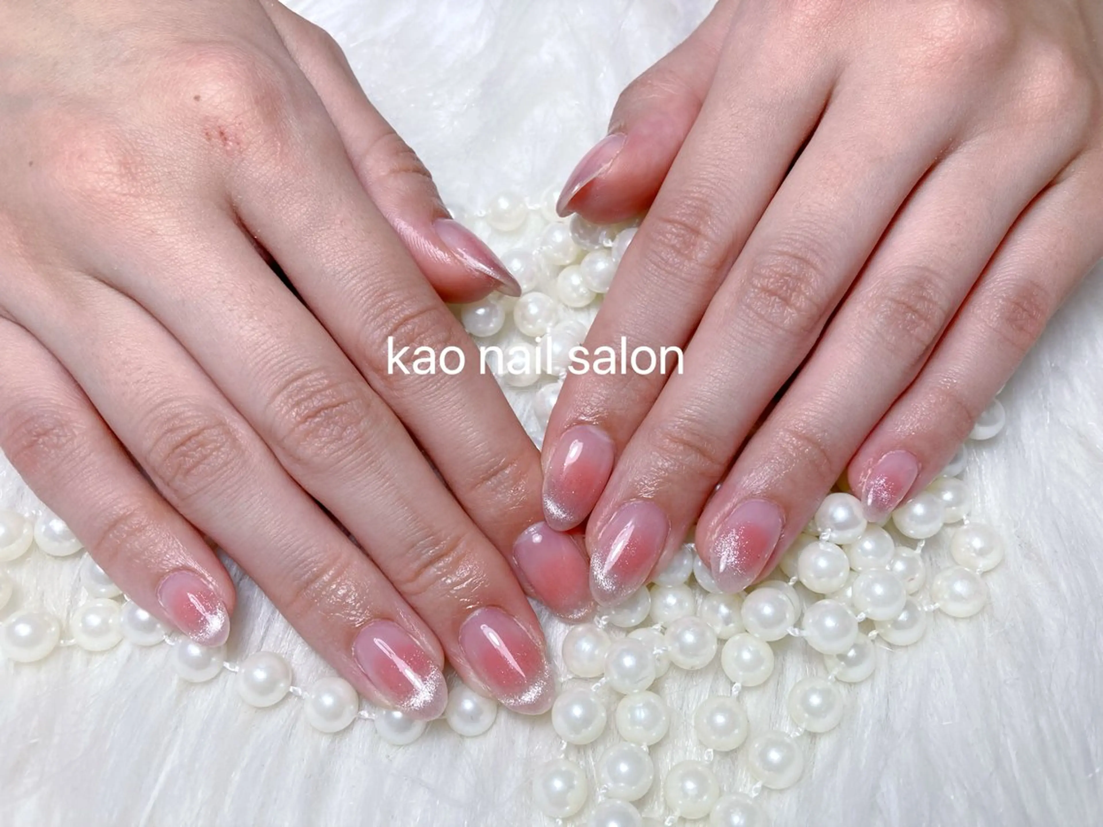 ネイル kao nail マグネット/長さだしのネイルデザイン