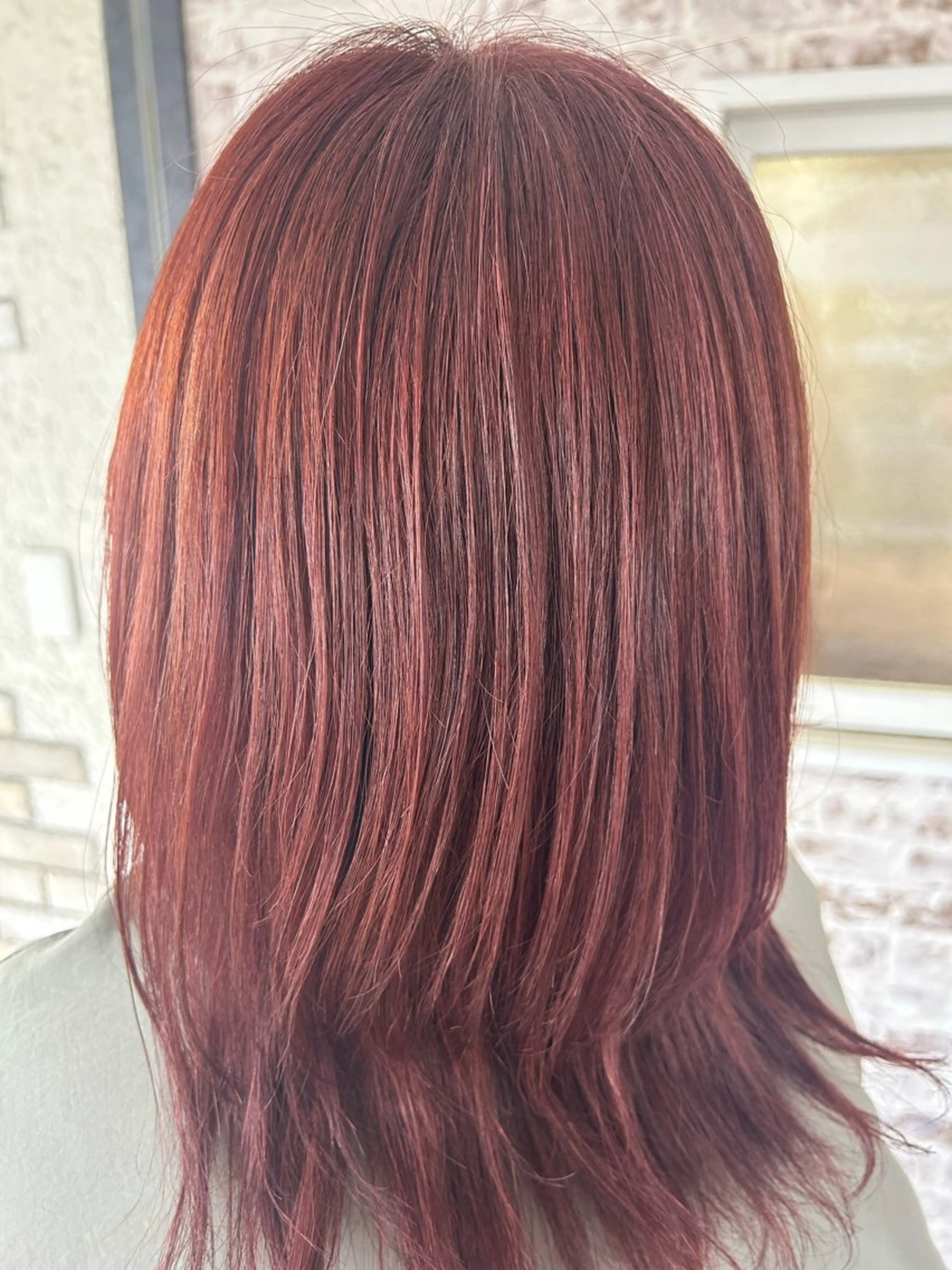 カラー ベージュカラー ブリーチ ブリーチなしカラー ピンクカラー ピンクベージュ 町田 未希のヘアスタイル