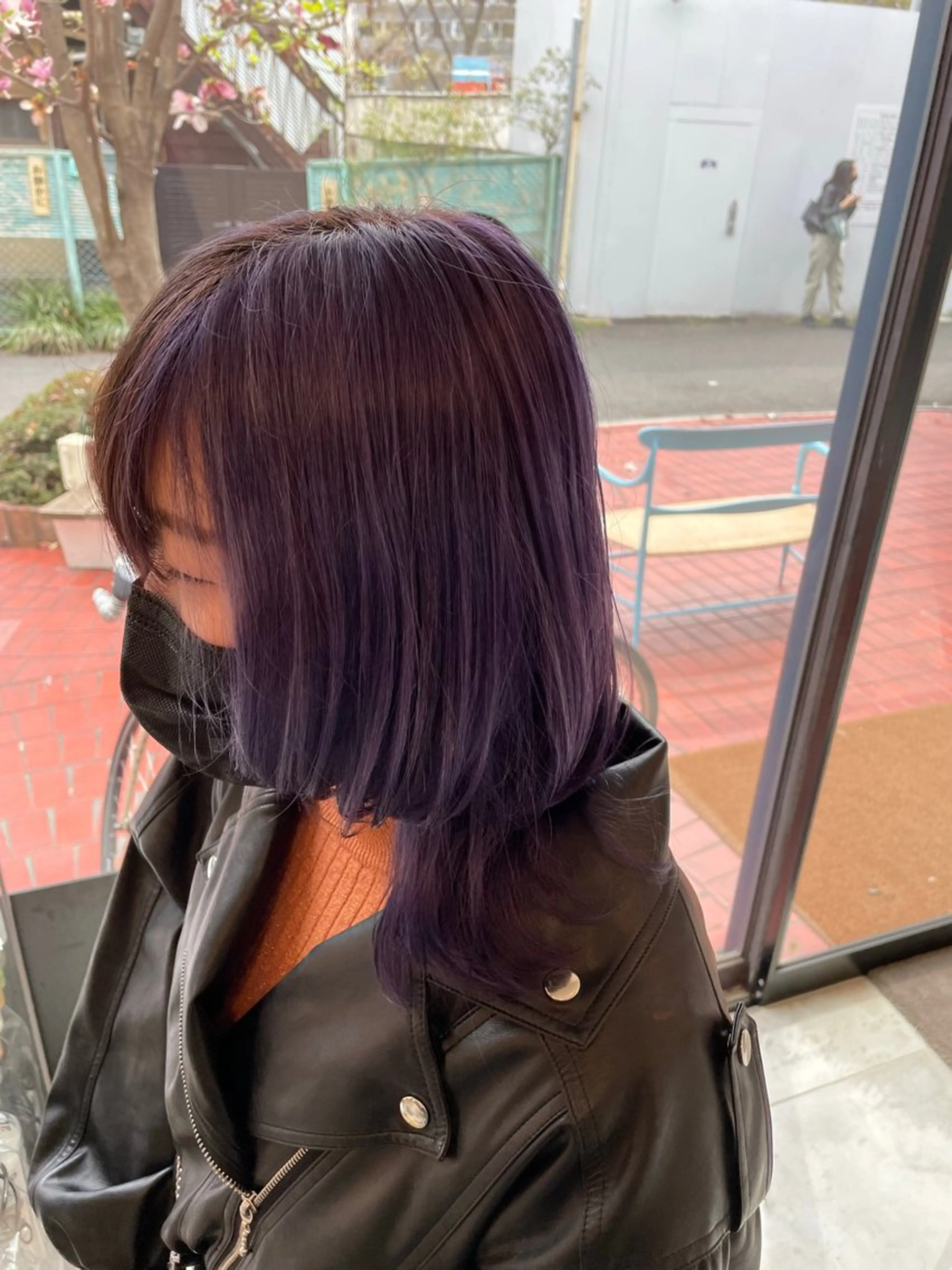 セミロング カラー KOGA／ パーマモデル募集のヘアスタイル