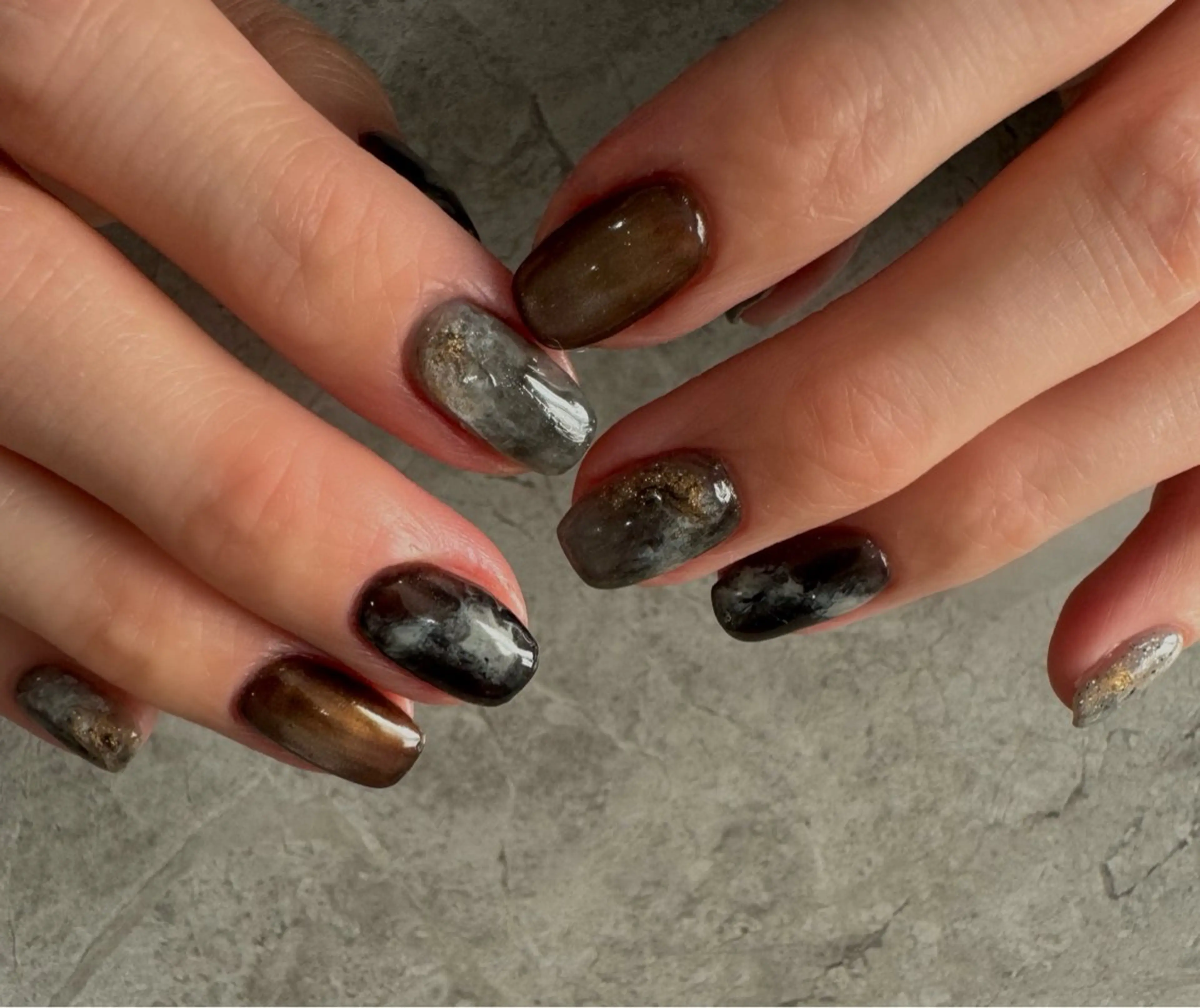 ネイル ニュアンスネイル ハンドネイル Blé nailのネイルデザイン