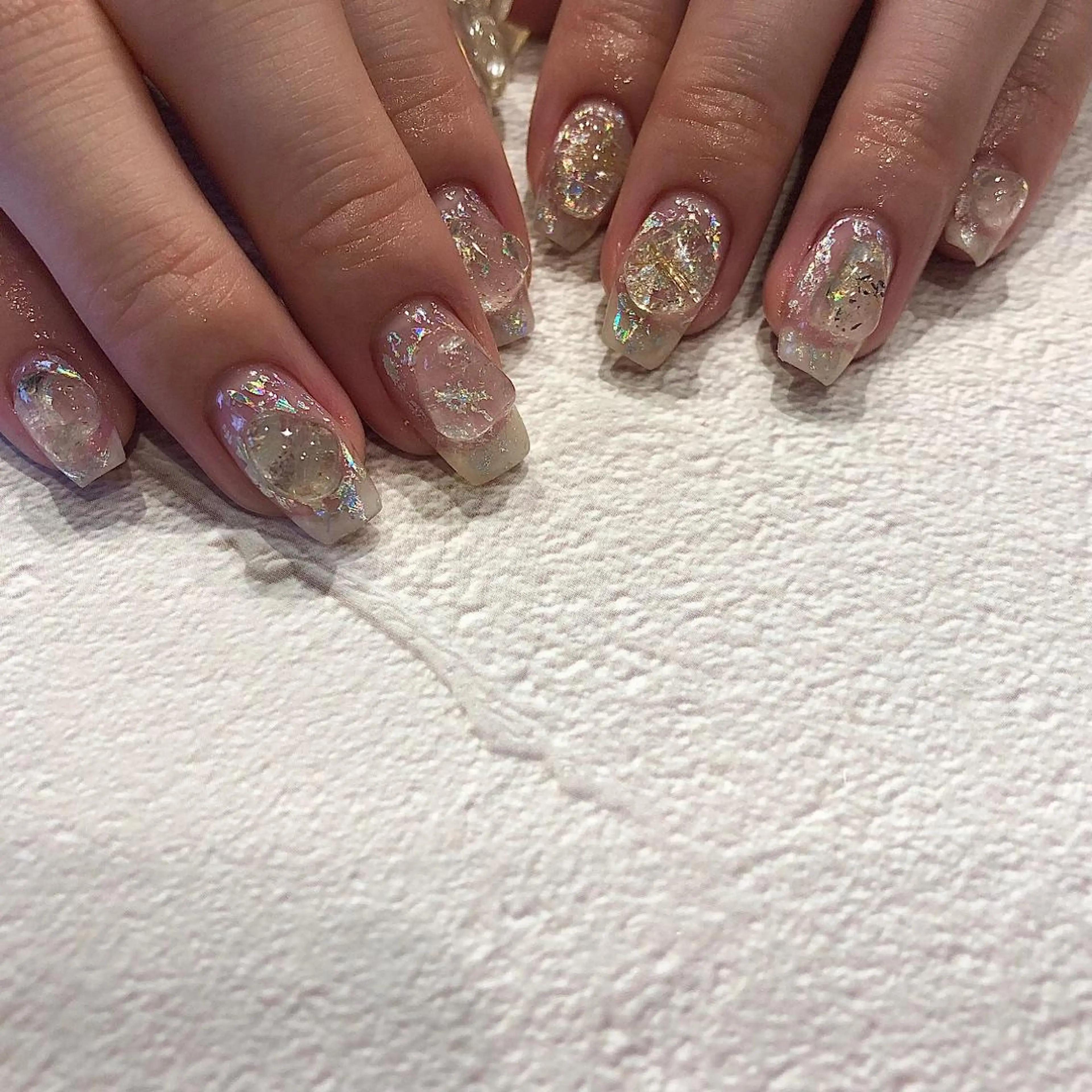 ネイル パラあり！フィルイン 美フォルムのネイルデザイン