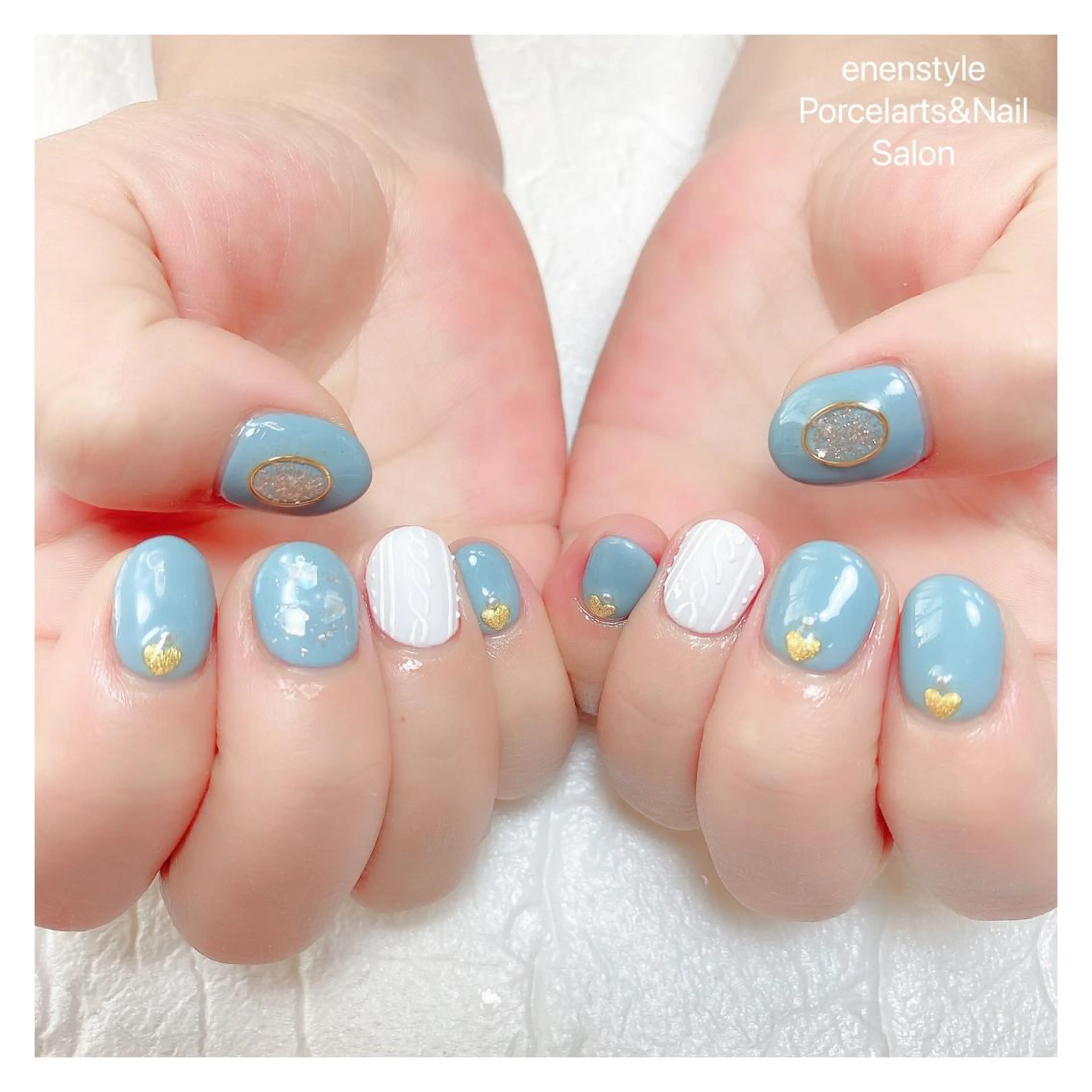 ミディアム ネイル 👑enen style👑のネイルデザイン