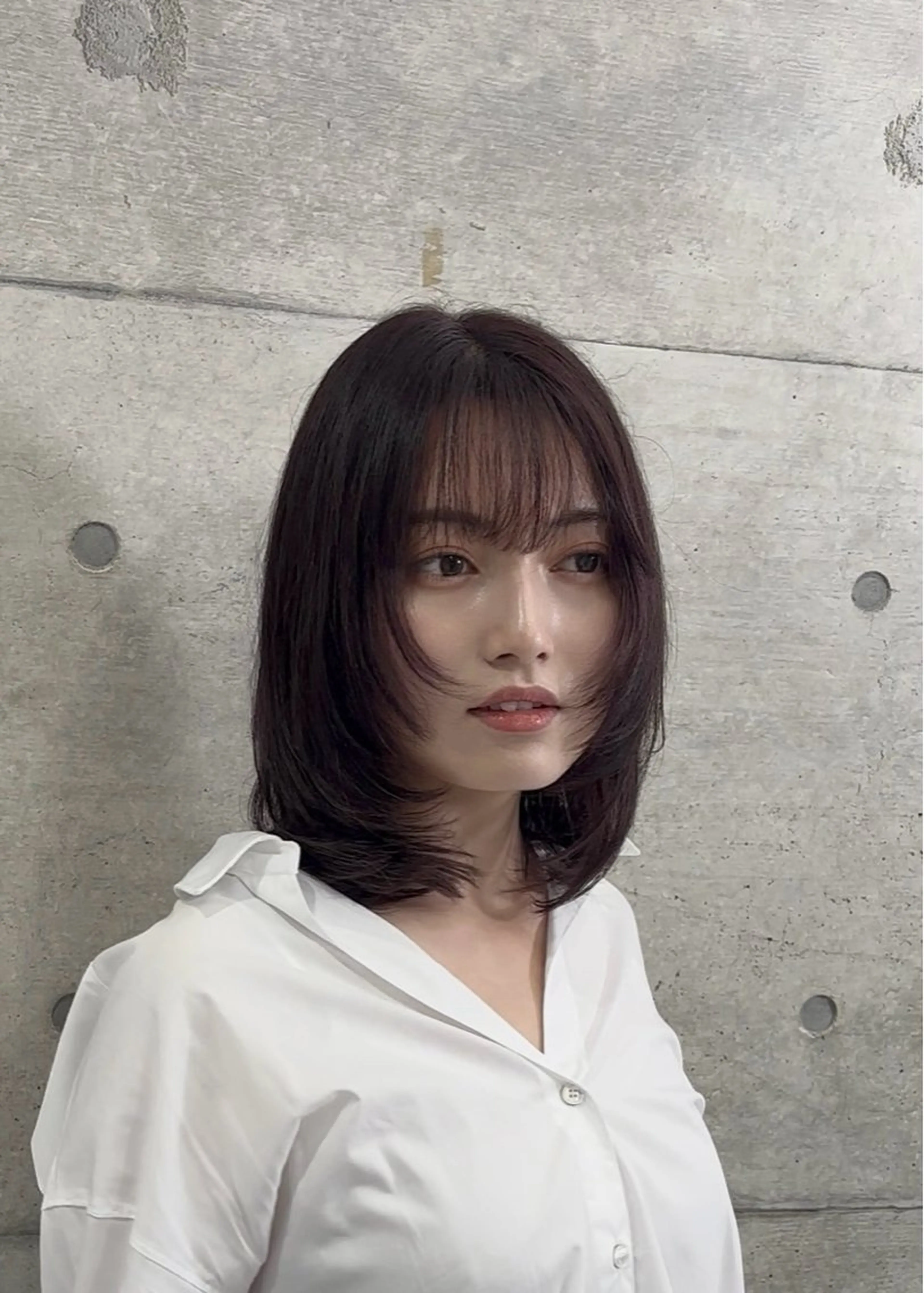 ミディアム 黄金比の似合わせ /吉祥寺 /kokiのヘアスタイル