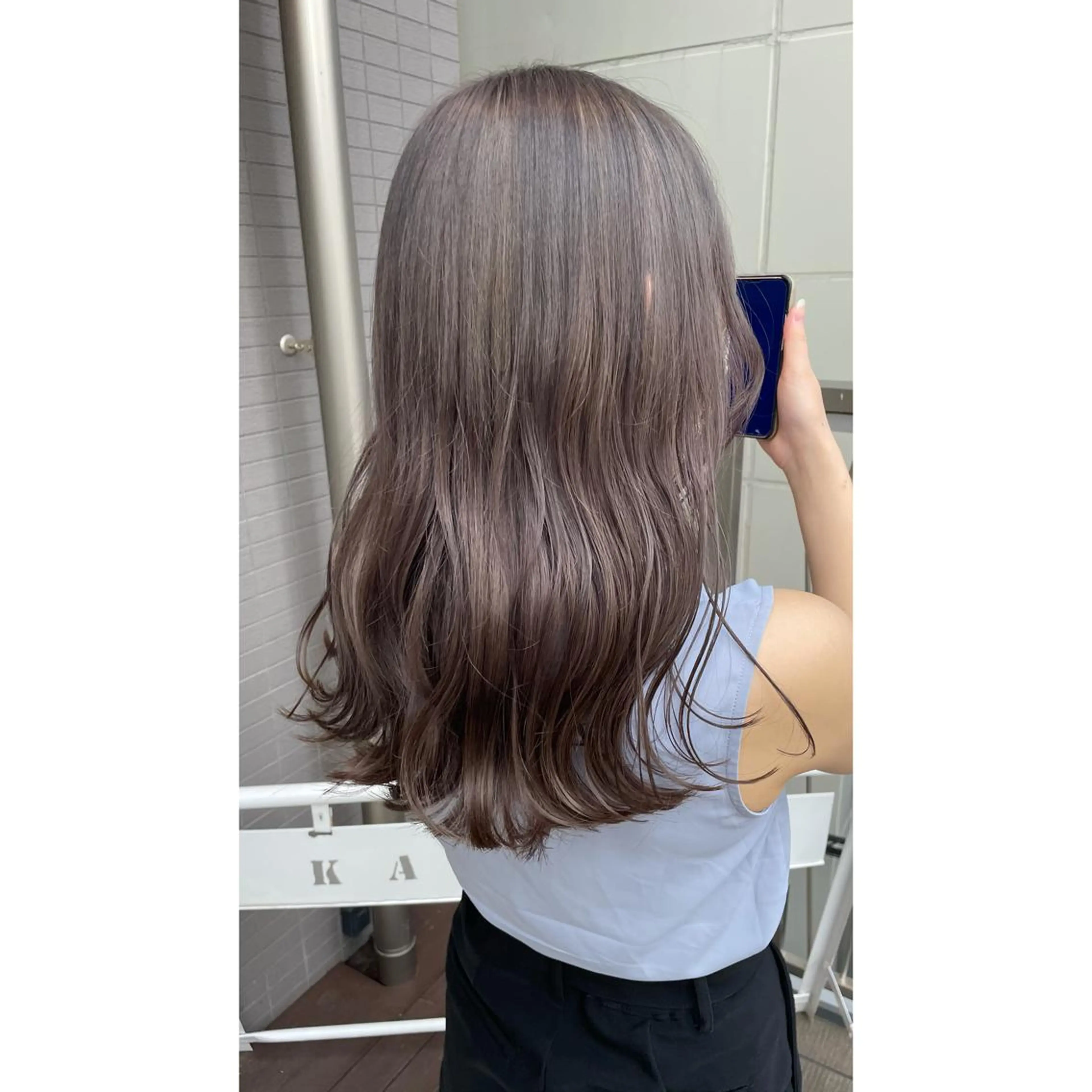 ロング カラー ヘアカラー トリートメント 梅田/髪質改善カラー ❄︎ mikiのヘアスタイル