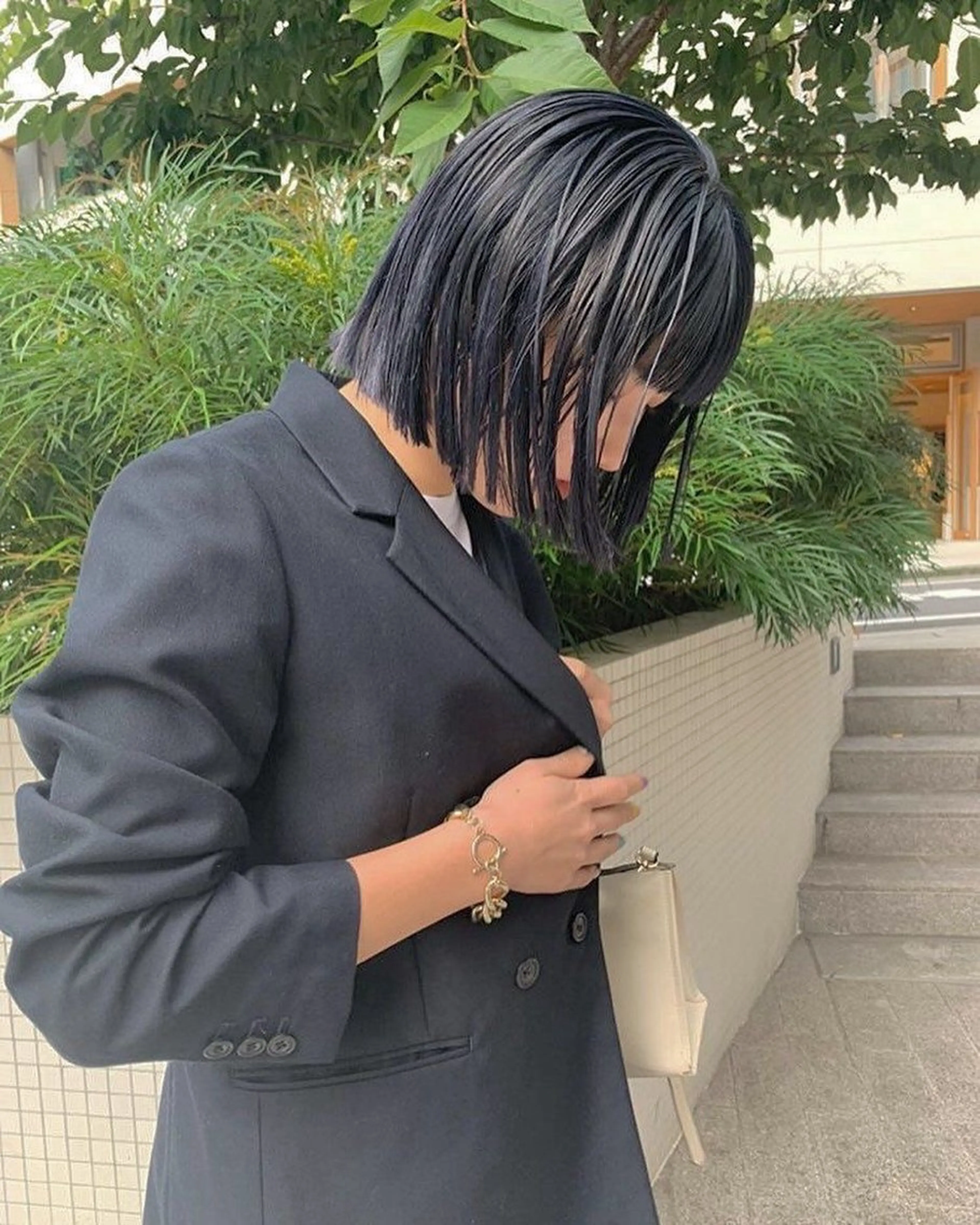 ミディアム ボブ Ashanti 磯ヶ谷のヘアスタイル