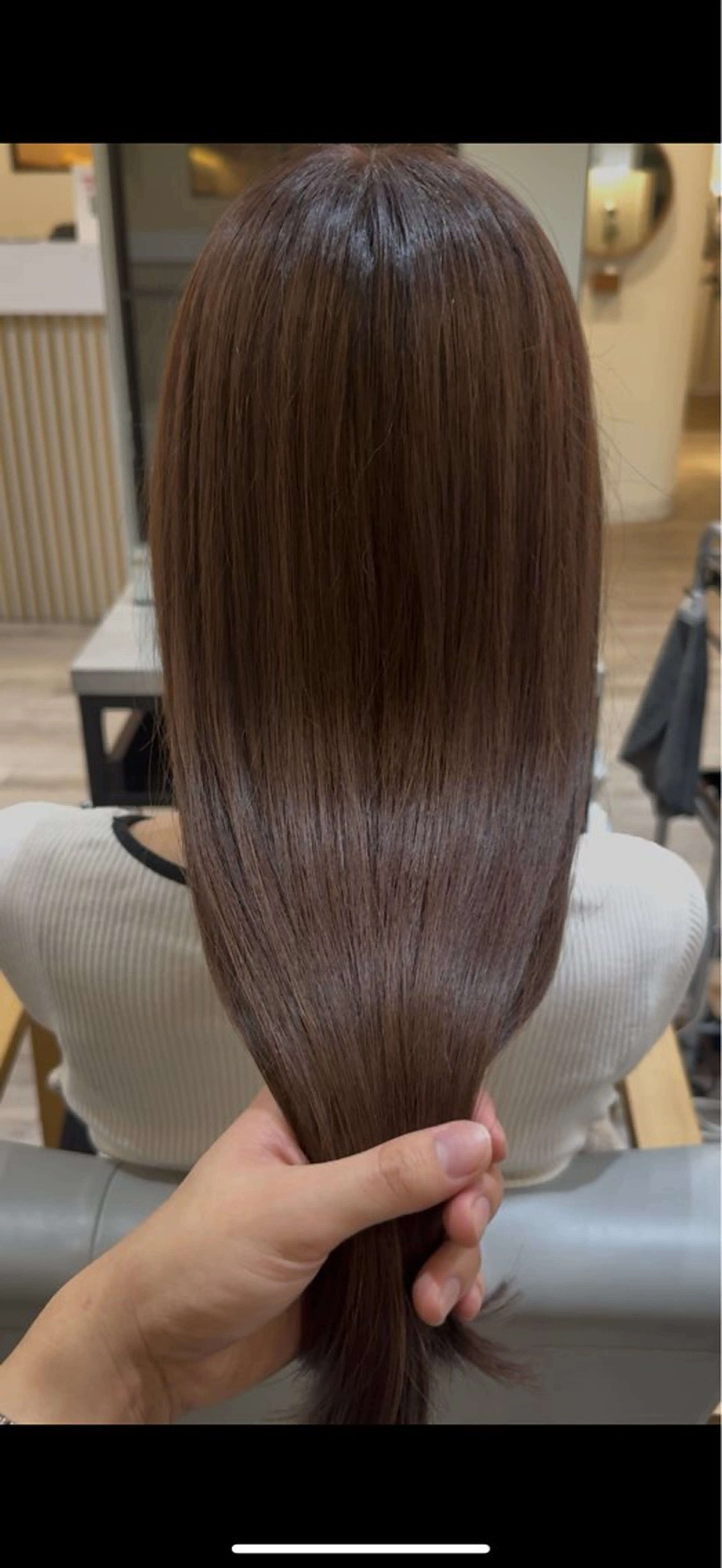 ロング カラー ヘアカラー クロギ リョウのヘアスタイル