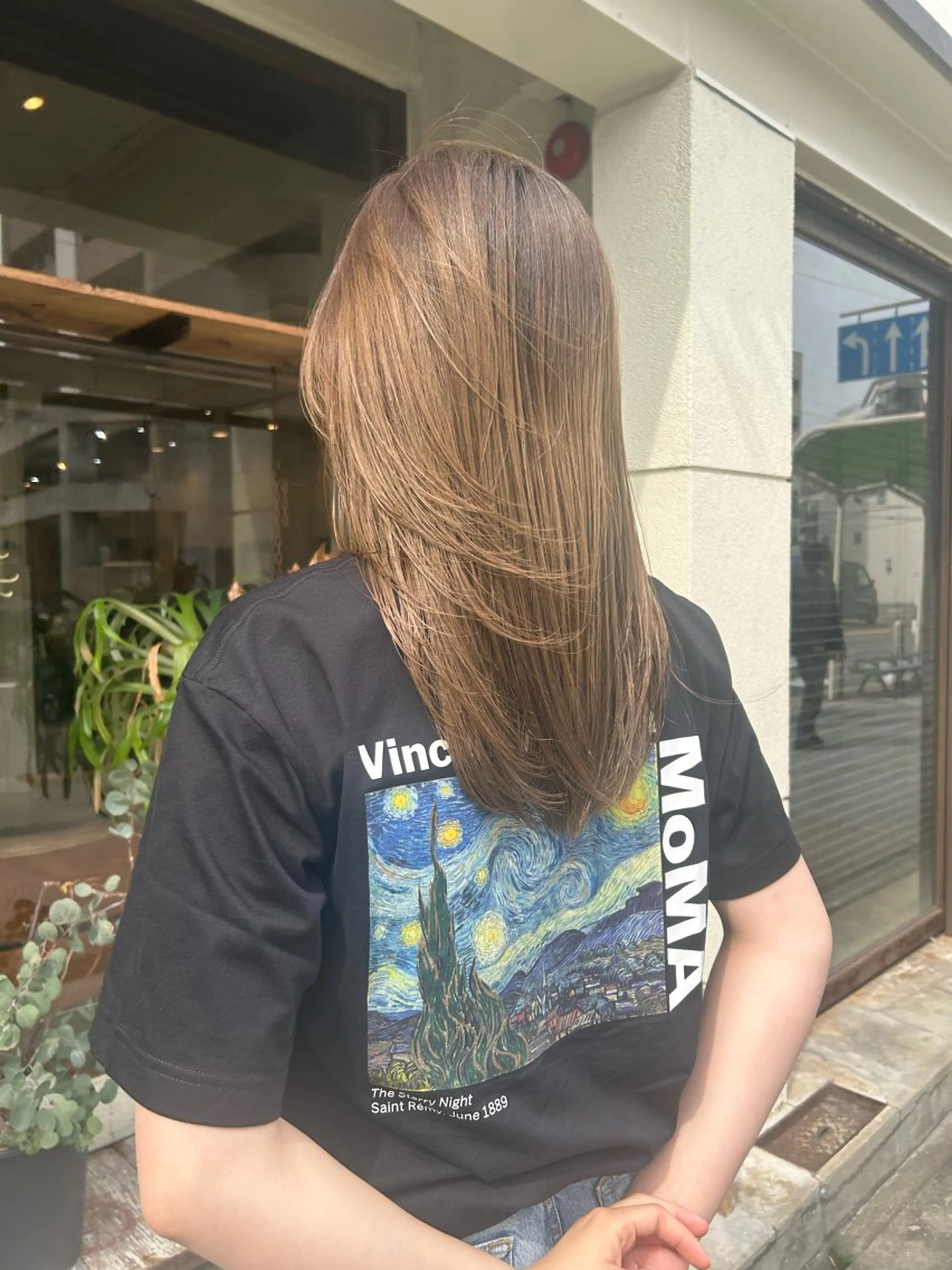 セミロング 谷九/天王寺/上本町 ショート/ボブ/北川のヘアスタイル