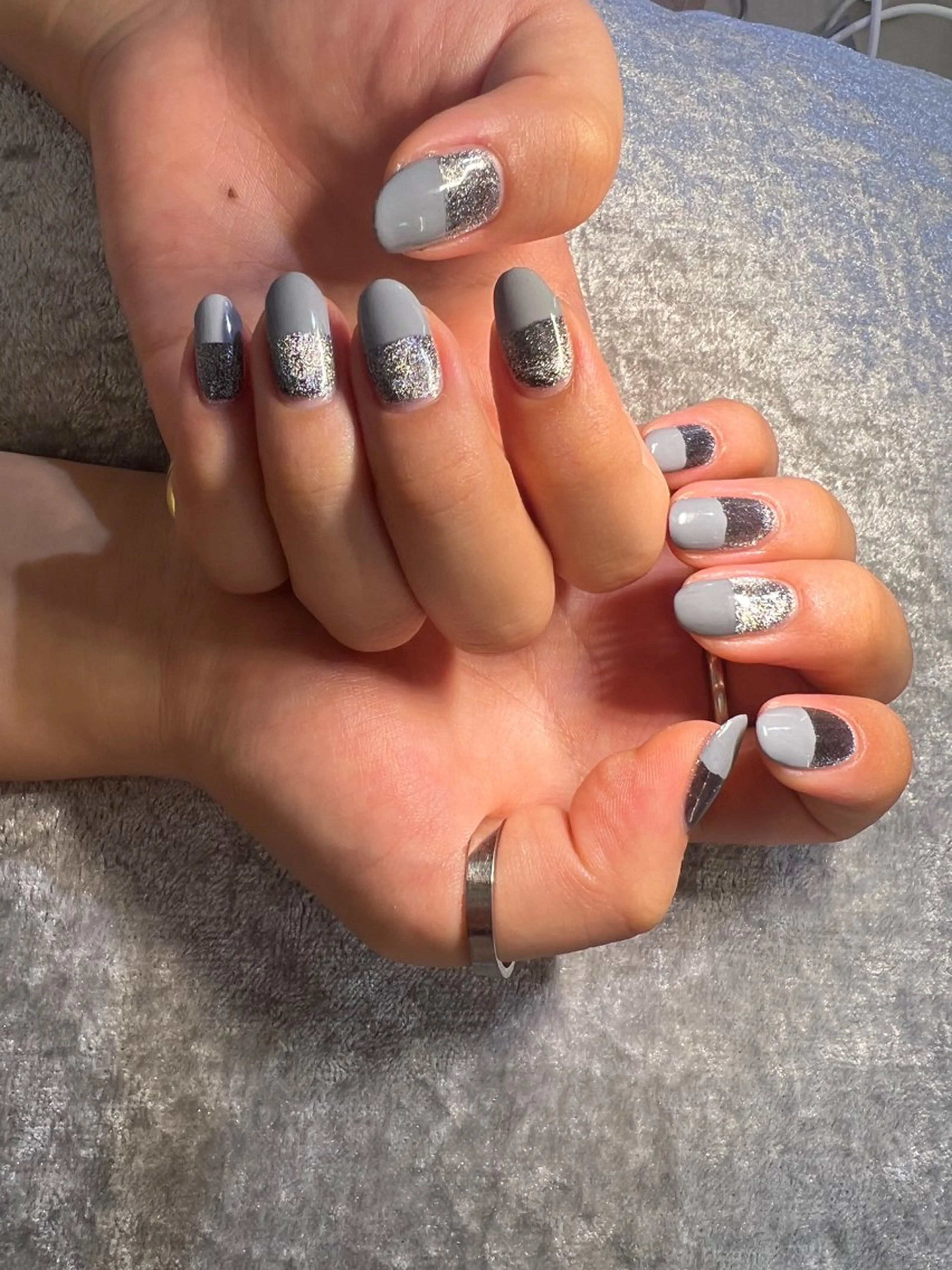 ネイル マグネットネイル 個性派ニュアンス nuts nail所属・【池袋】nuts nail　なつみのネイルデザイン