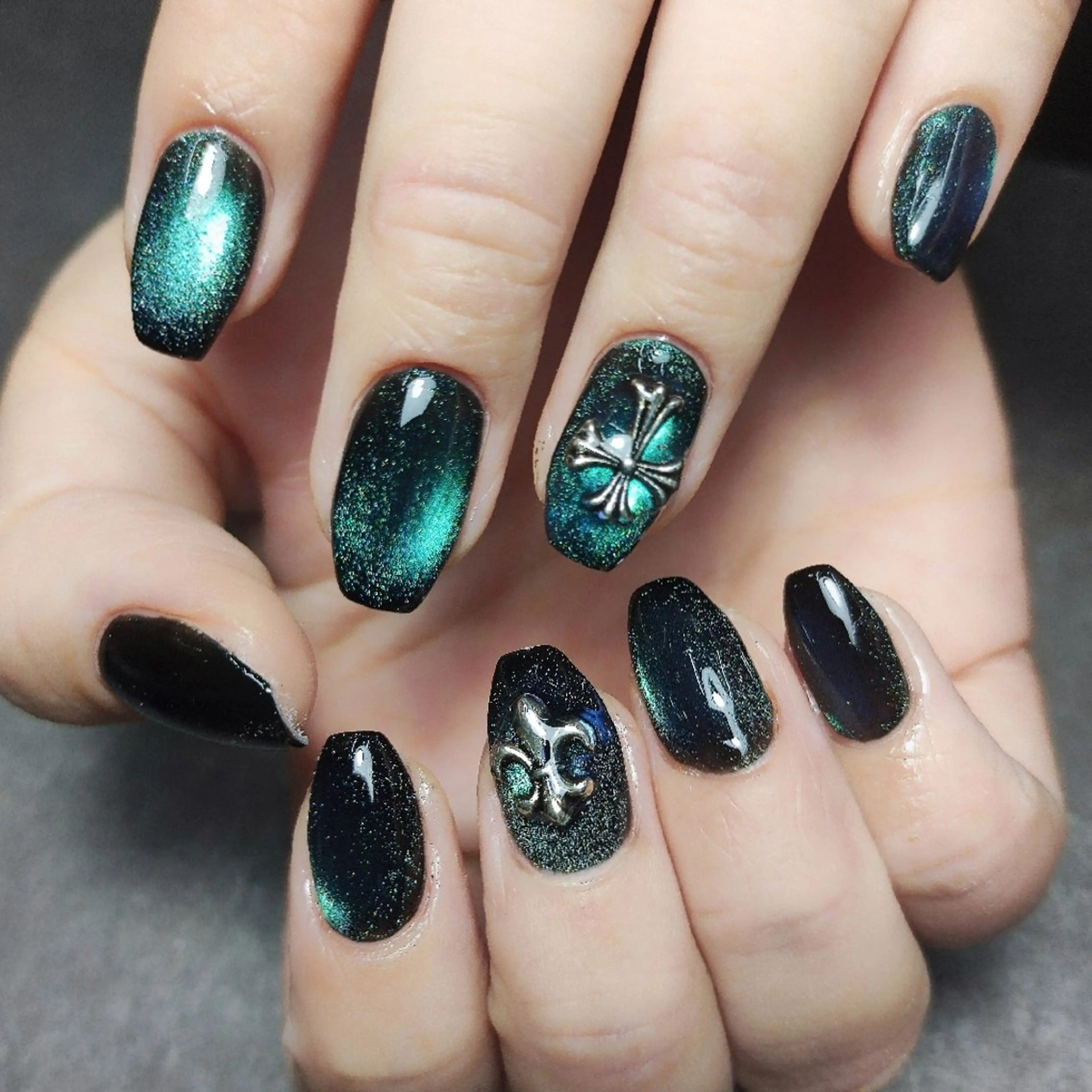 ネイル マグネットネイル 個人サロン saltnailのネイルデザイン