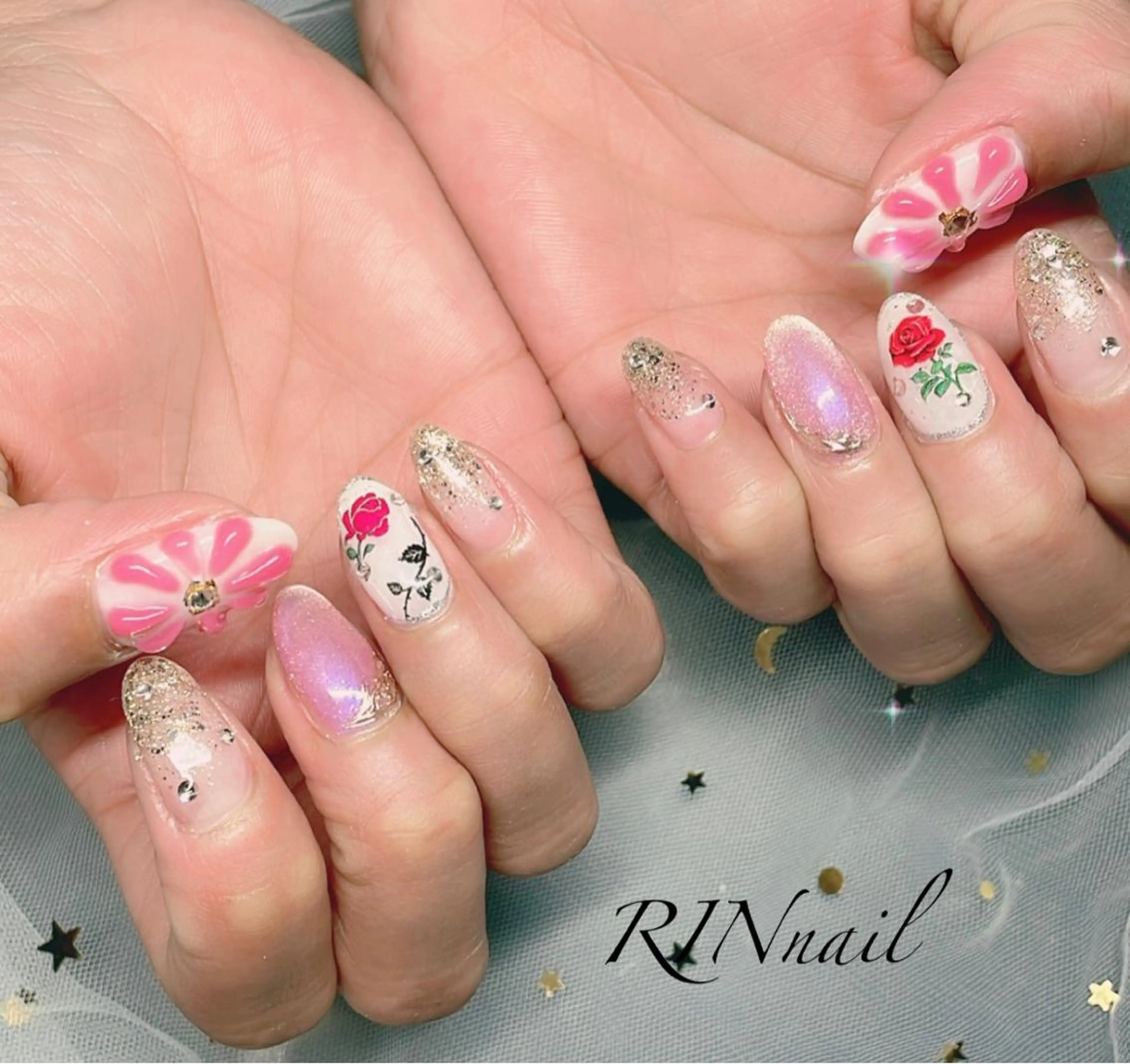 ネイル ハンドネイル ハンドケア RIN HOMEnailのネイルデザイン