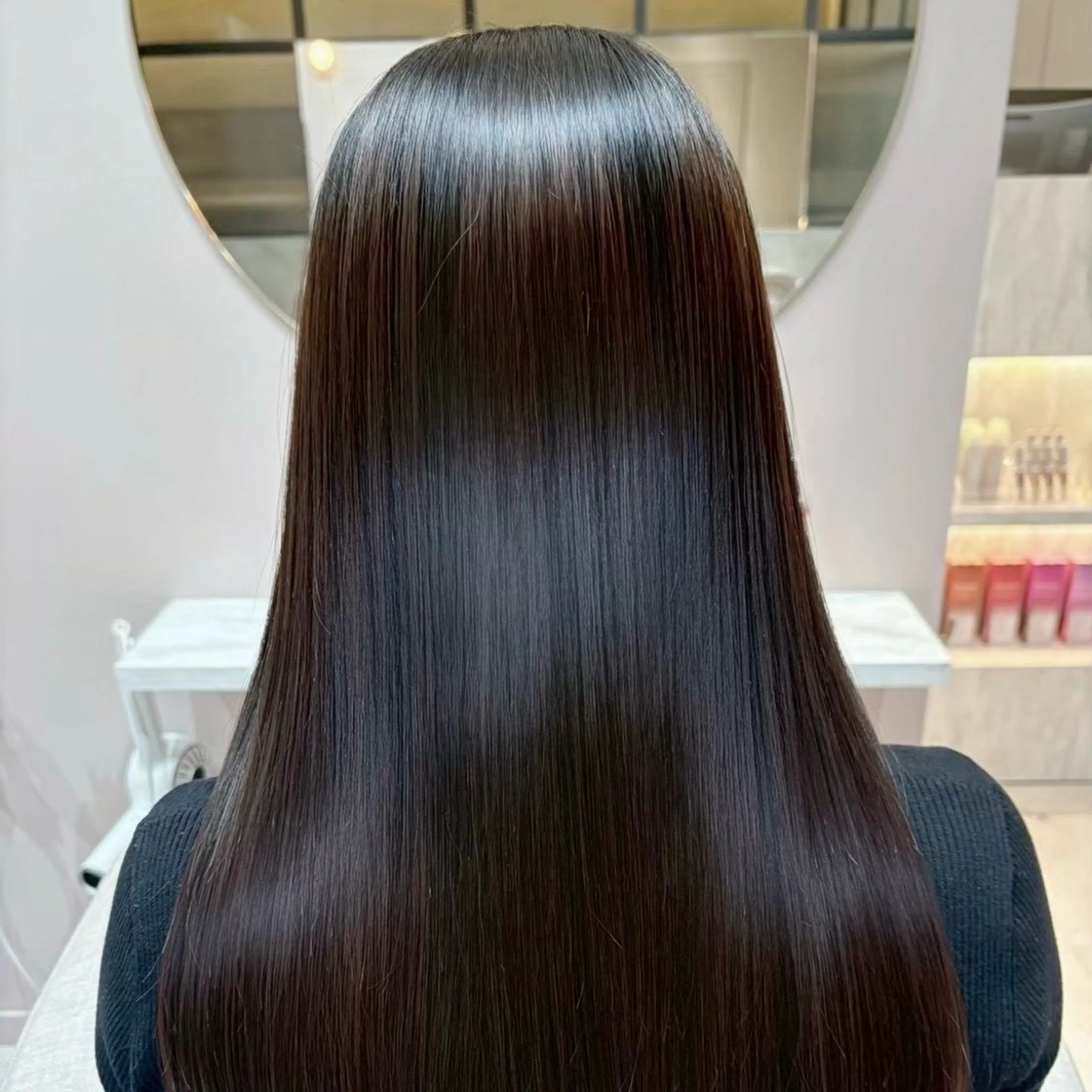 ロング 🖤韓国風カラー🩷 /ツヤ髪✨️ハルカのヘアスタイル