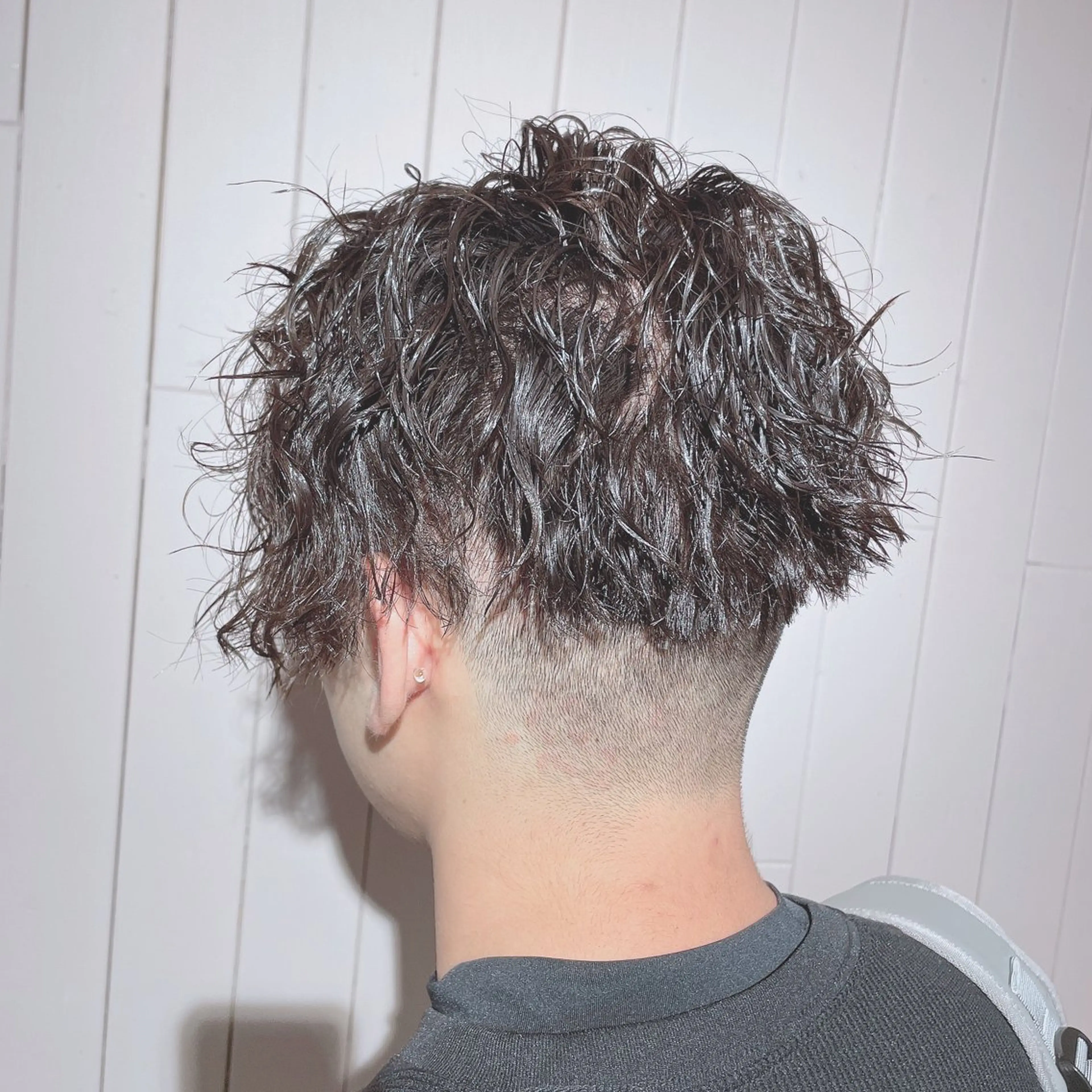 ショート パーマ メンズ メンズパーマ 波巻きパーマ スパイラルパーマ カット パーマ ❣️モードケイズ塚口 和田一将のヘアスタイル