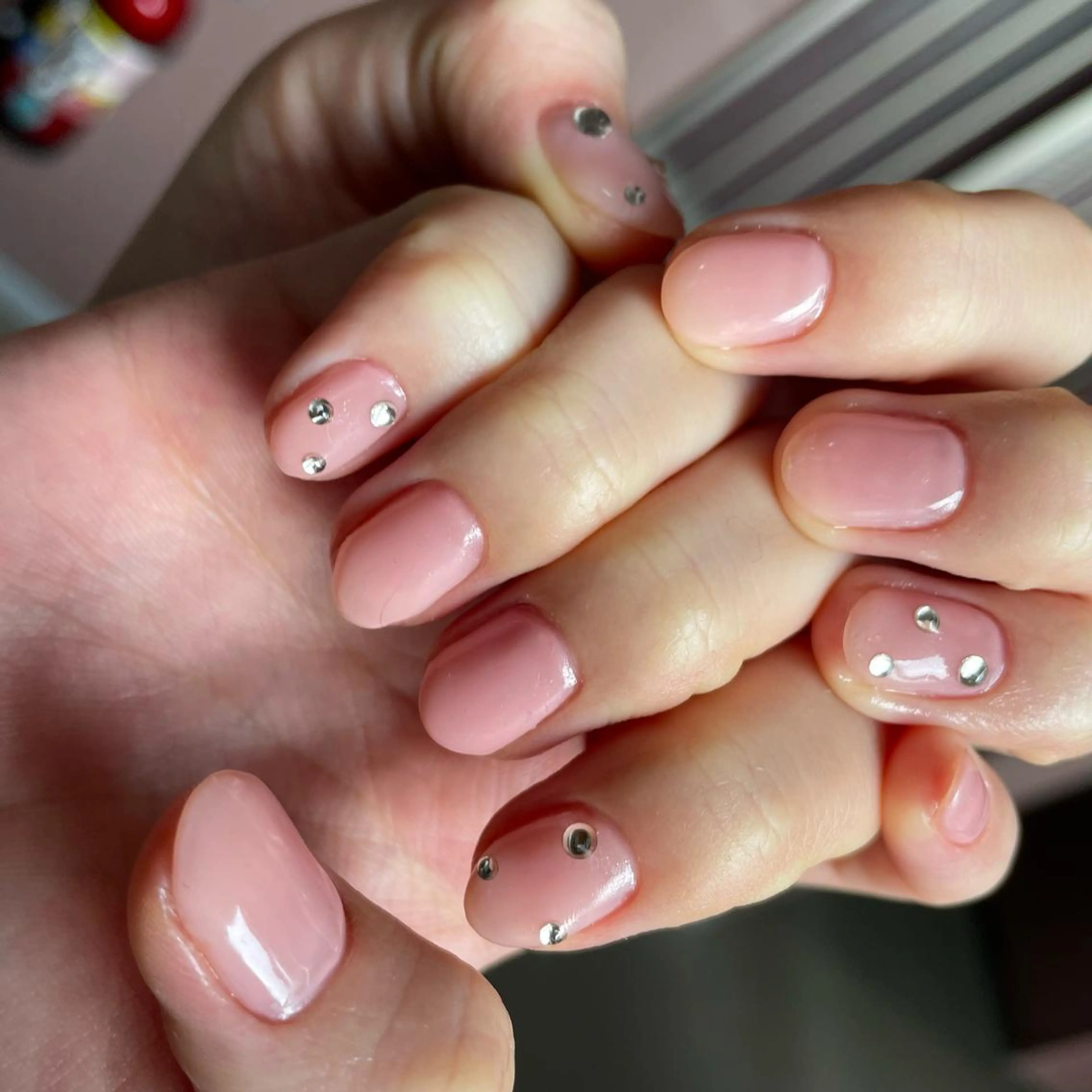 ネイル ワンカラーネイル 奥園 良恵のネイルデザイン