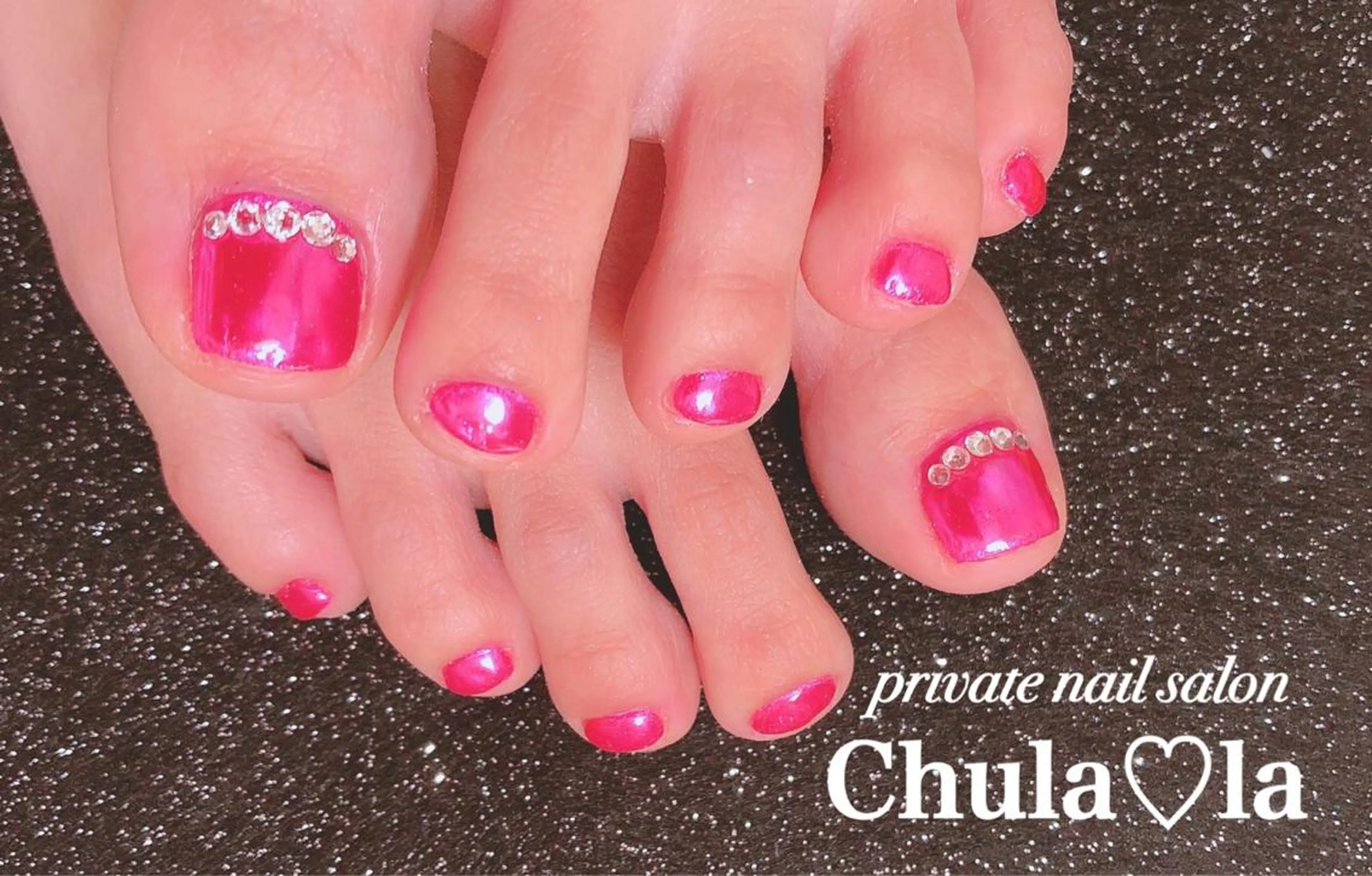 ネイル キラキラネイル Chula♡la 豊見城市高安のネイルデザイン