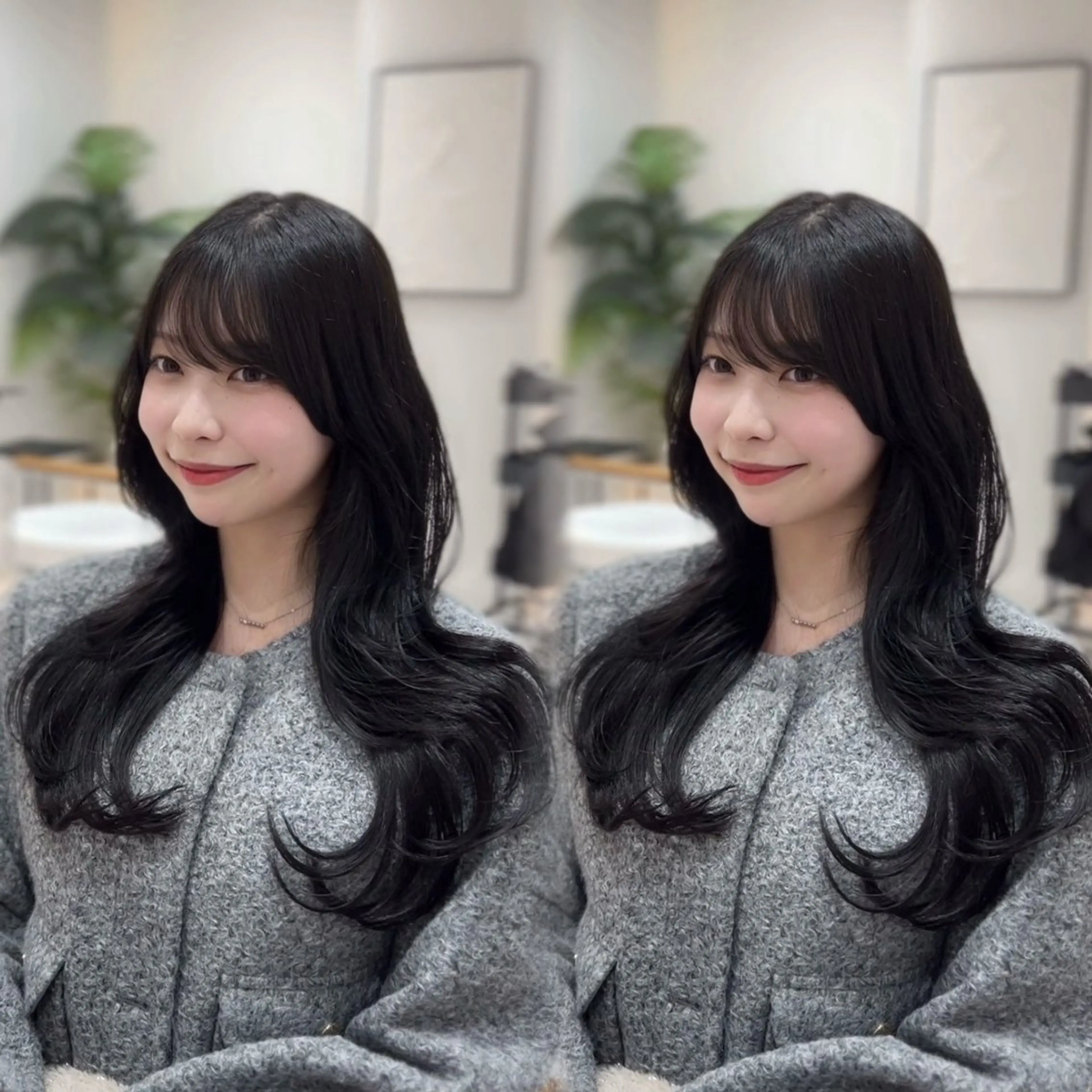 【人気No.1🥇ミニモ学割】🌺韓国風カット+ケアカラー+超音波TOKIOトリートメント🌺韓国風/レイヤー/顔周りの写真