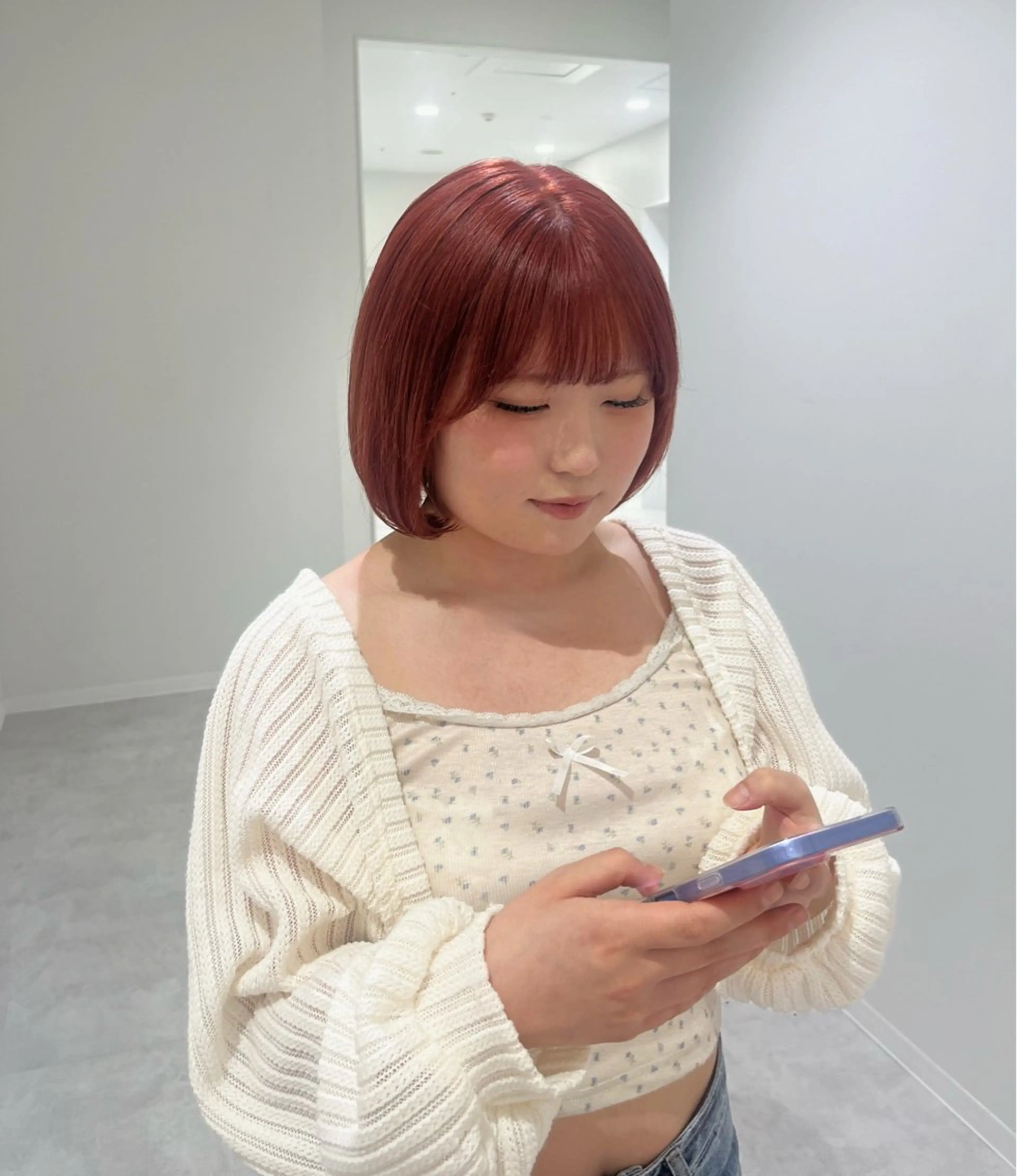 カラー ダブルカラー🫐 /まゆ🎀のヘアスタイル