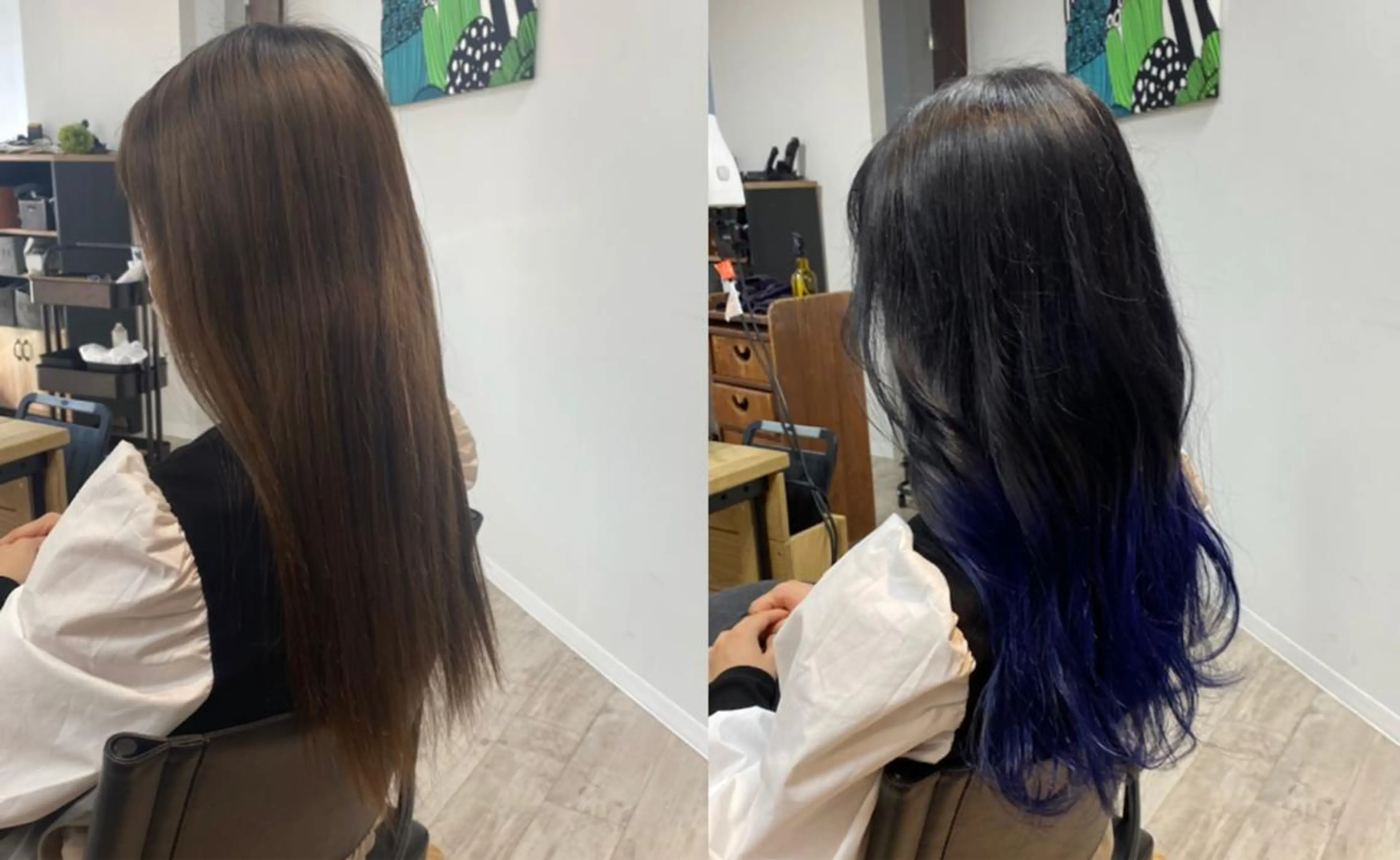 ロング 髪質改善 ヨシンモリ 韓国風ヘア レイヤーカット トリートメント 髪質改善 髪質改善カラーゆうひのヘアスタイル