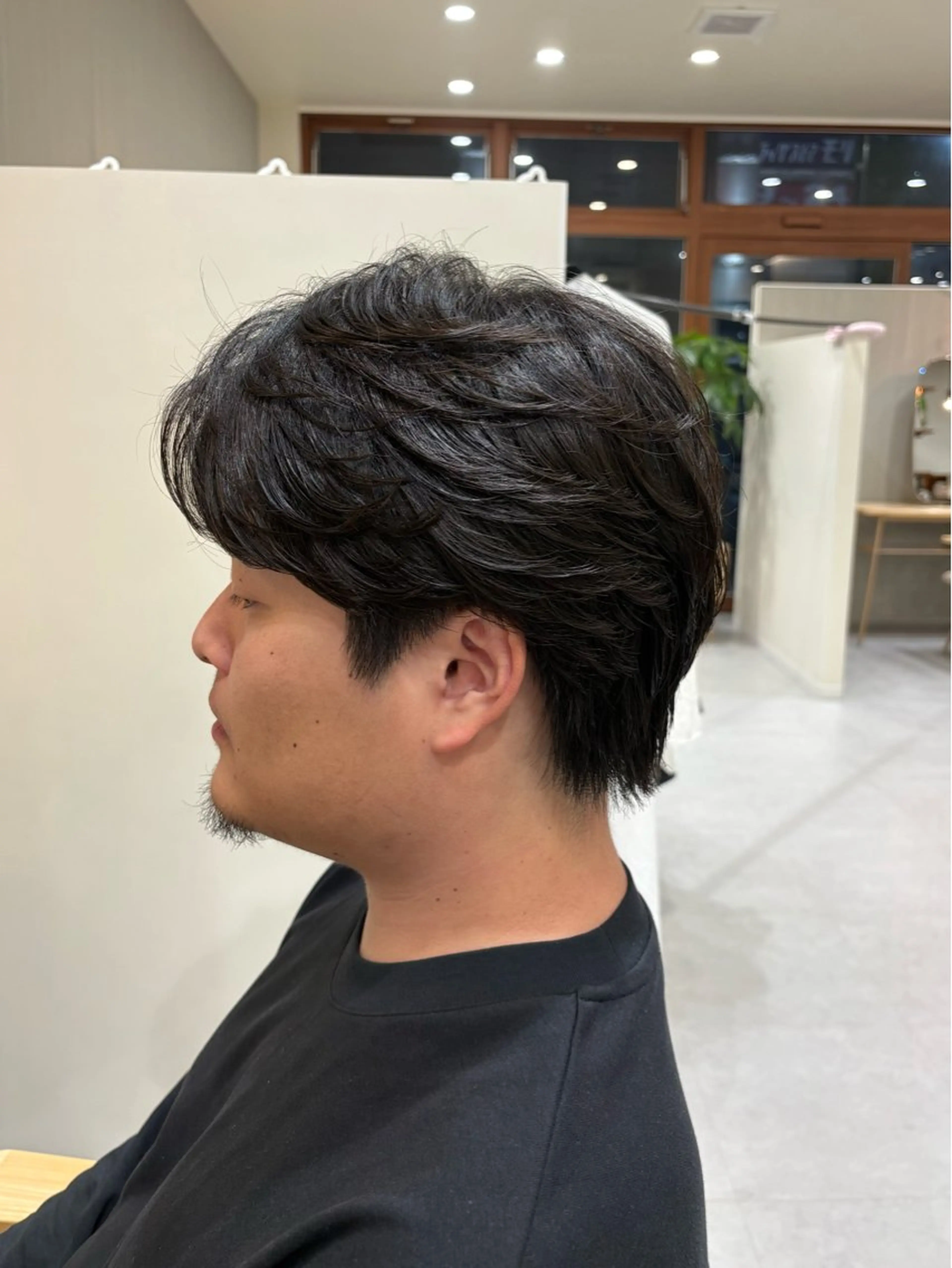 パーマ メンズ カット パーマ 松尾 葵依のヘアスタイル