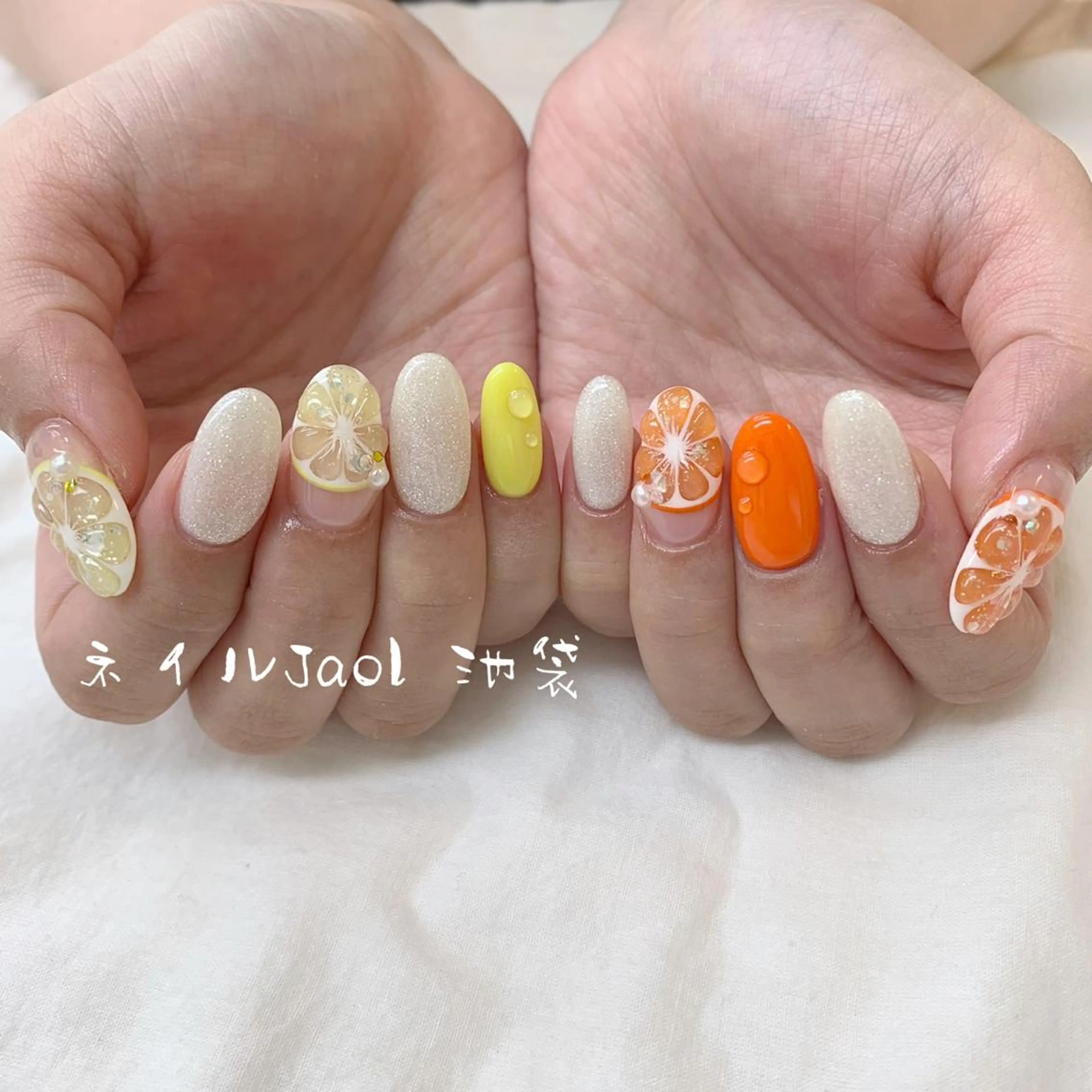 セミロング ネイルJaol 池袋のネイルデザイン