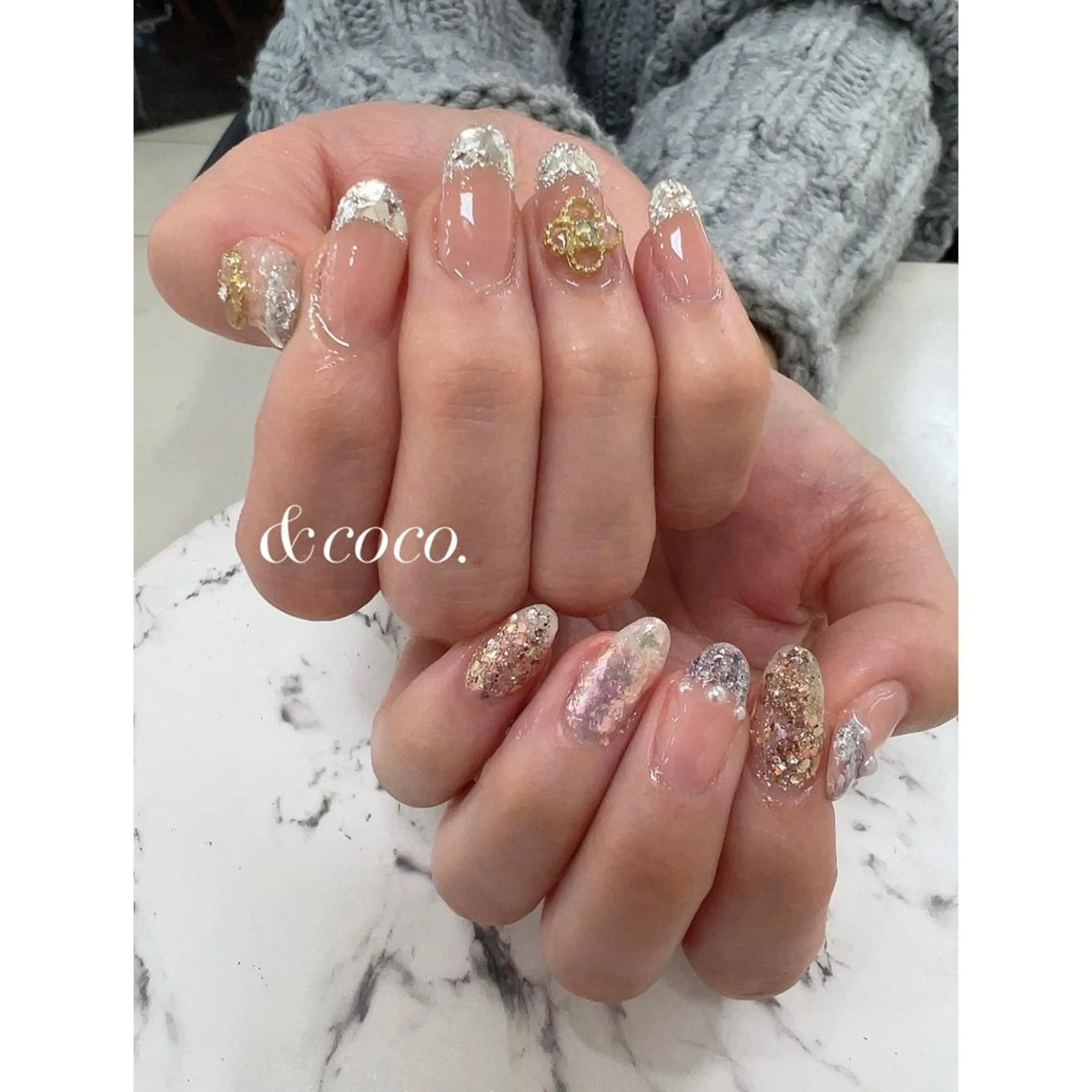 ネイル アートネイル 持ち込み オフのみ(ネイル) ＆ coco.のネイルデザイン