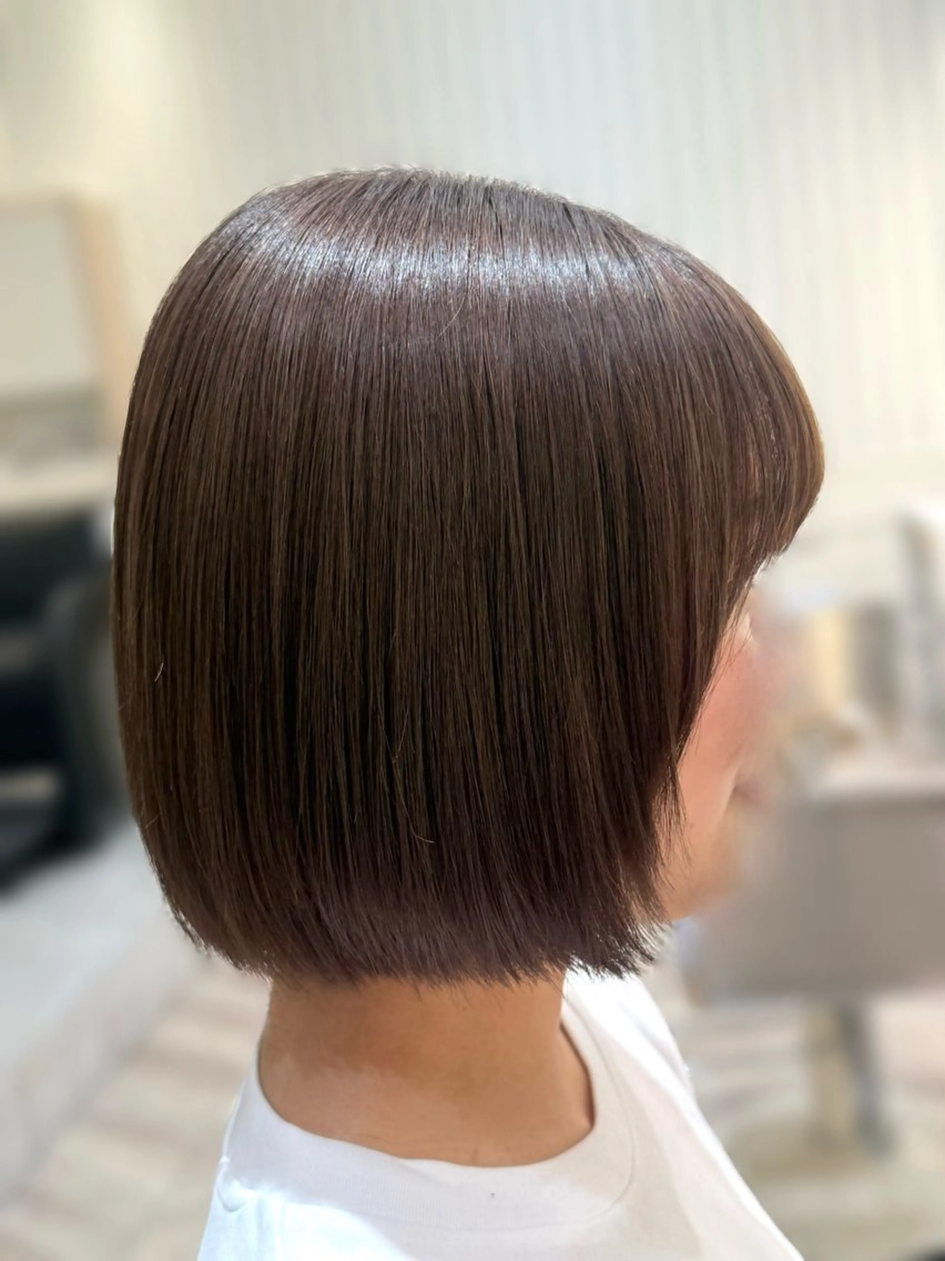 ショート カラー ブラウンカラー ボブ カット ヘアカラー 大人メンズパーマ /石川瑠青のヘアスタイル