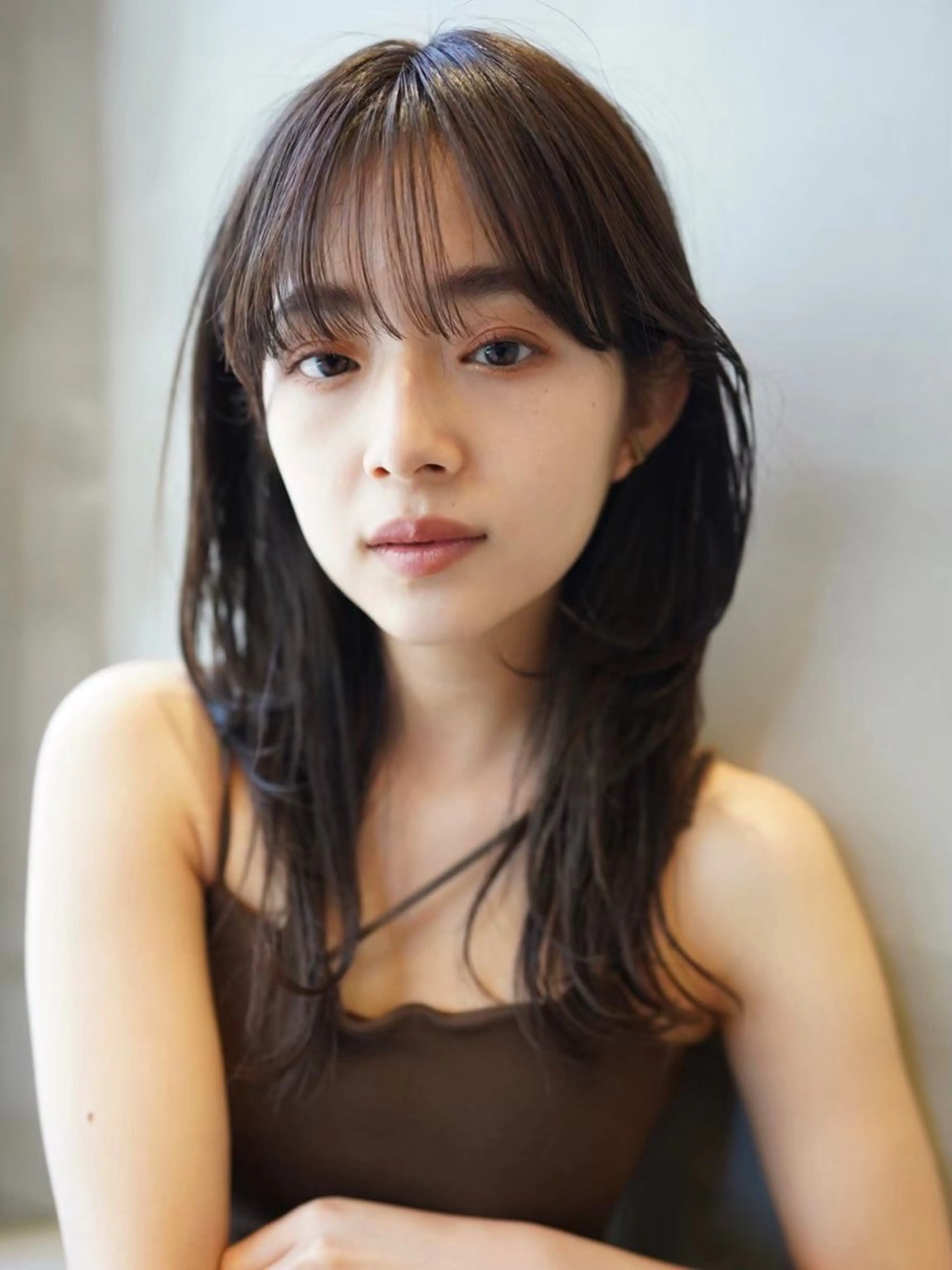 ロング カラー カット センターパート/ 暖色カラーayuのヘアスタイル