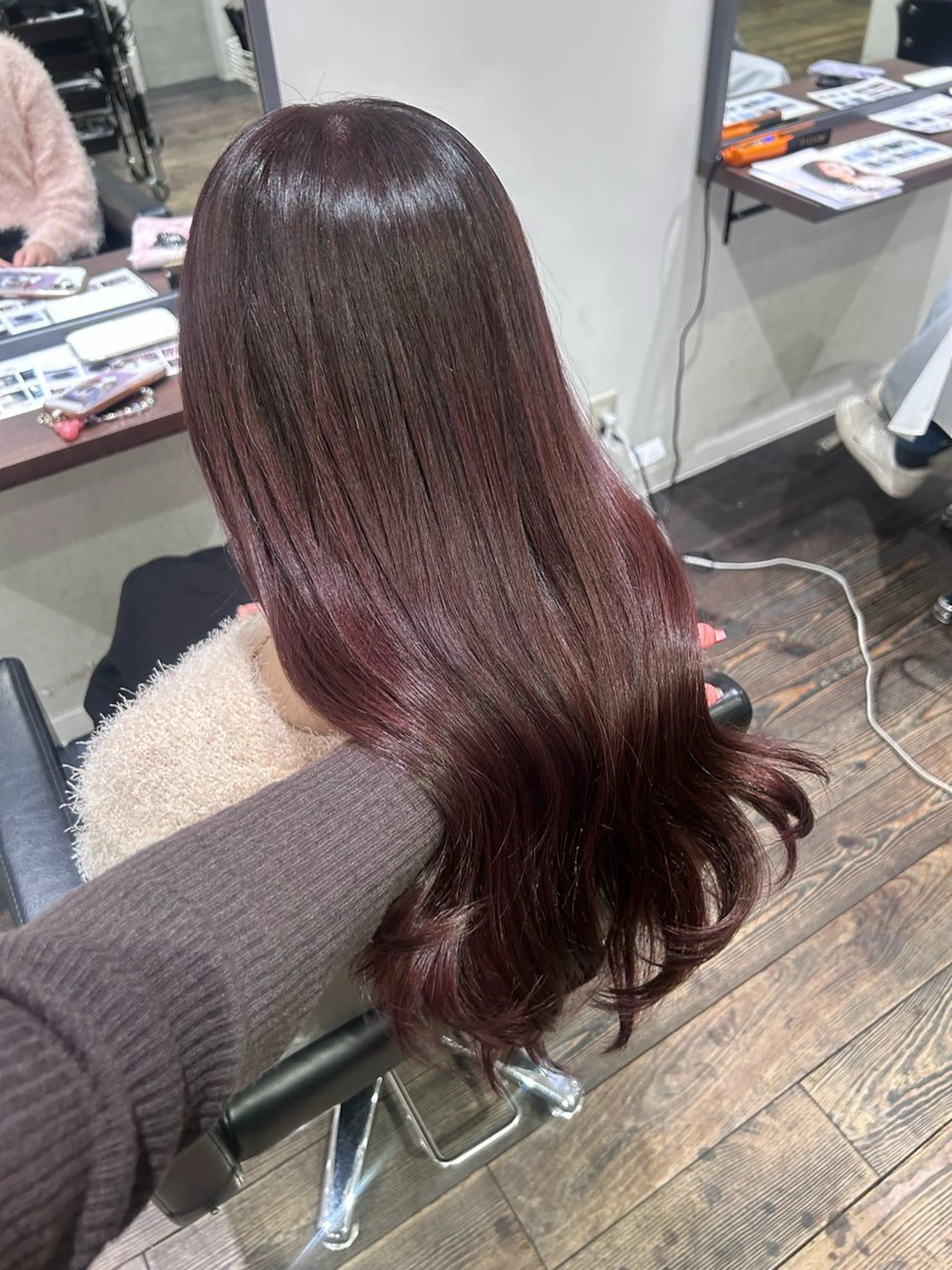 セミロング カラー ヘアカラー patou烏丸所属・🤎オリーブカラー× パーマ特化💫森口のヘアスタイル