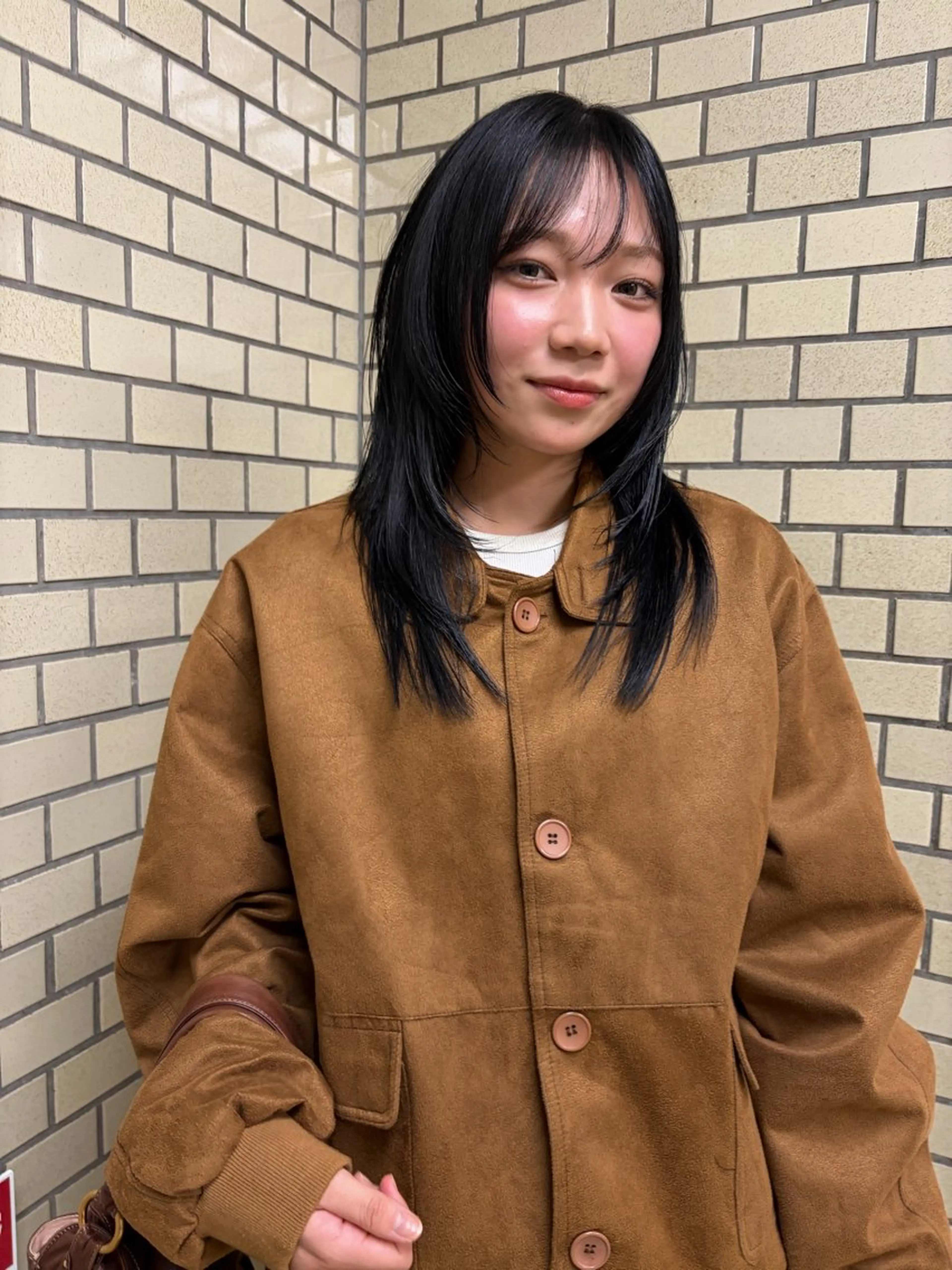 ミディアム デザインカット ハッシュカット 似合わせカット カット トリートメント ボブ/パーマ kusa‪🌱‬のヘアスタイル