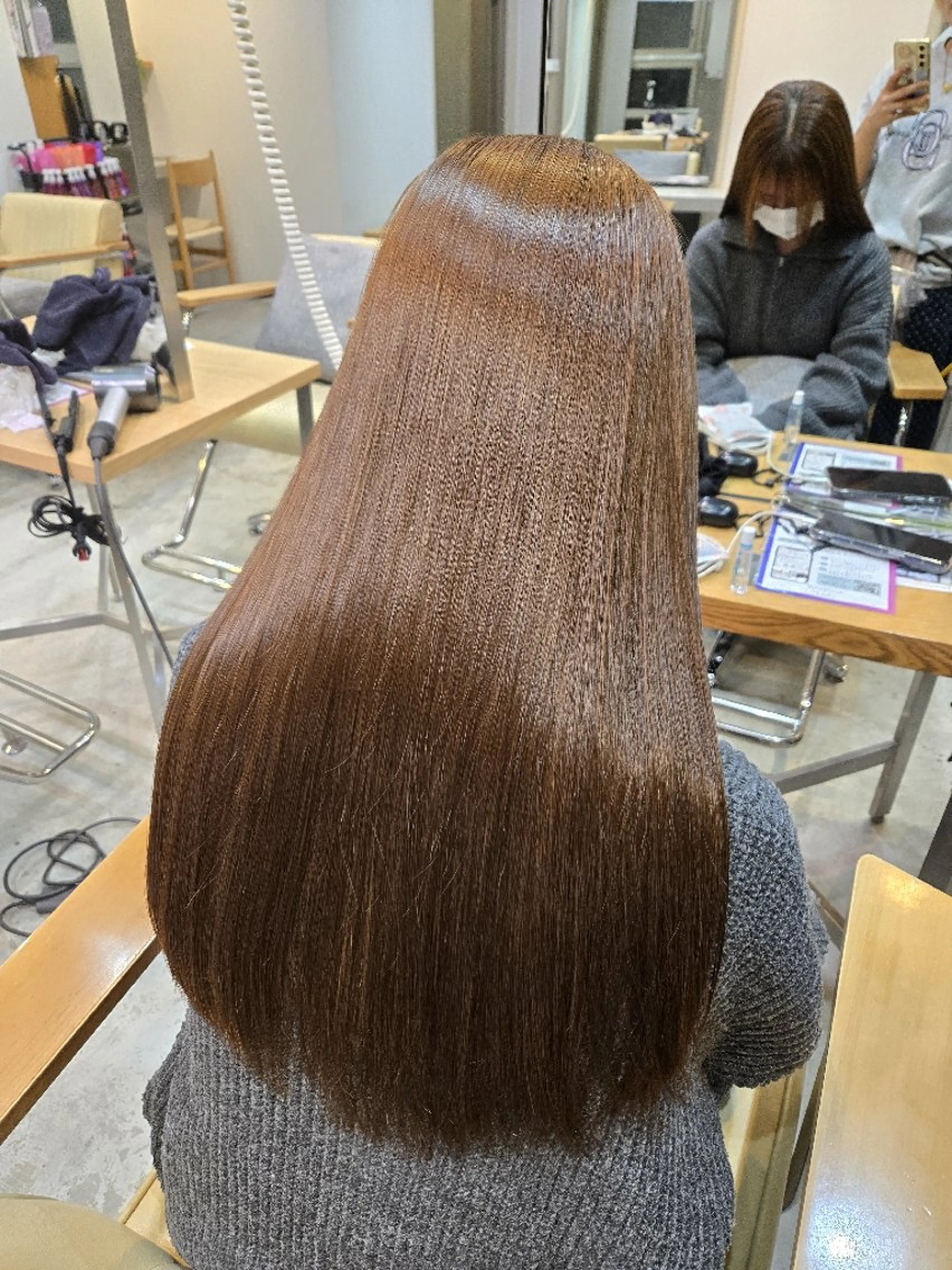 セミロング 縮毛矯正 縮毛矯正 FILMS 柏所属・UCHIBORI NAMIのヘアスタイル