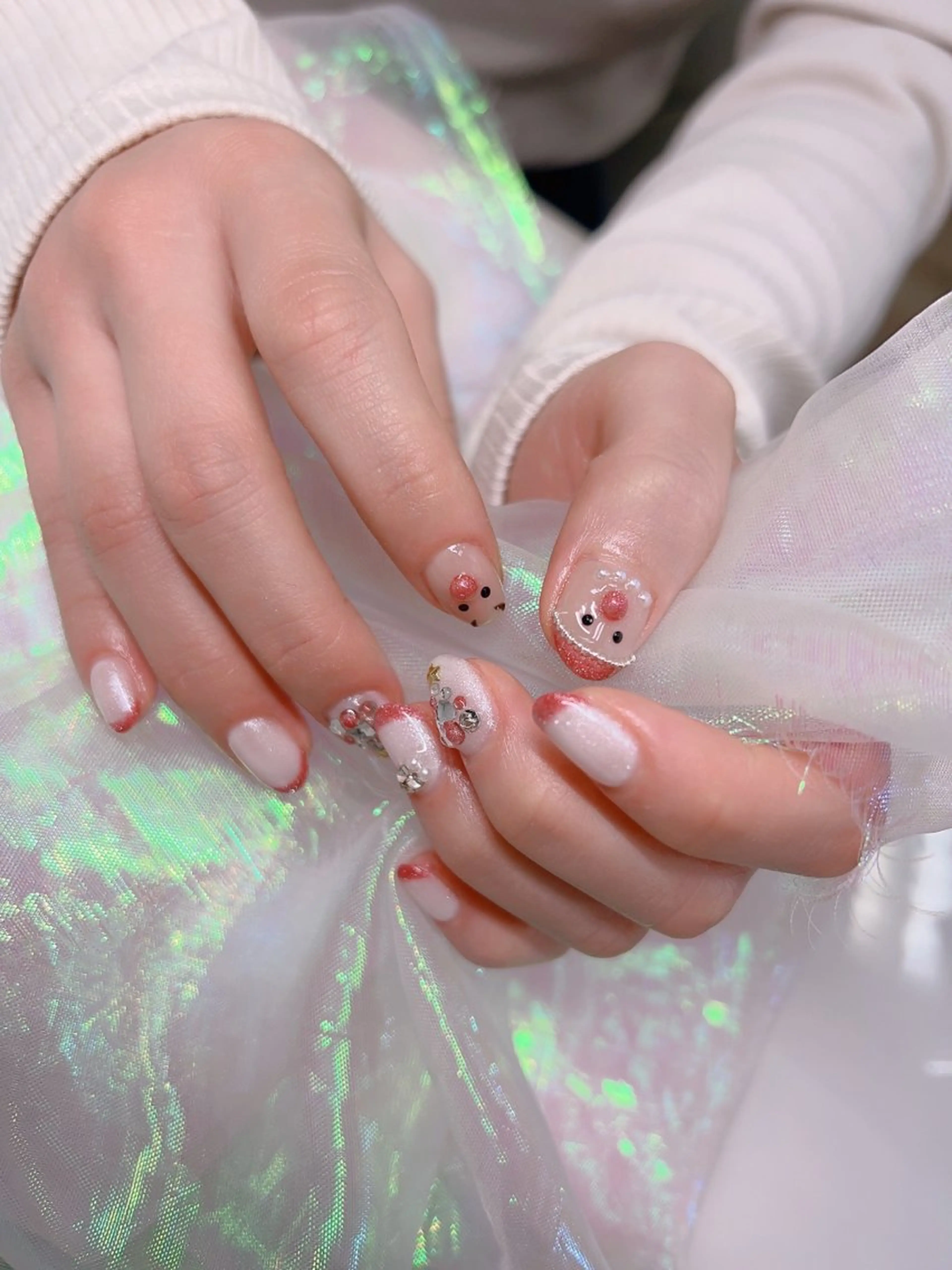 ネイル アートネイル クリアネイル フラッシュネイル フットネイル フレンチネイル インフィニティ ネイルサロンのネイルデザイン