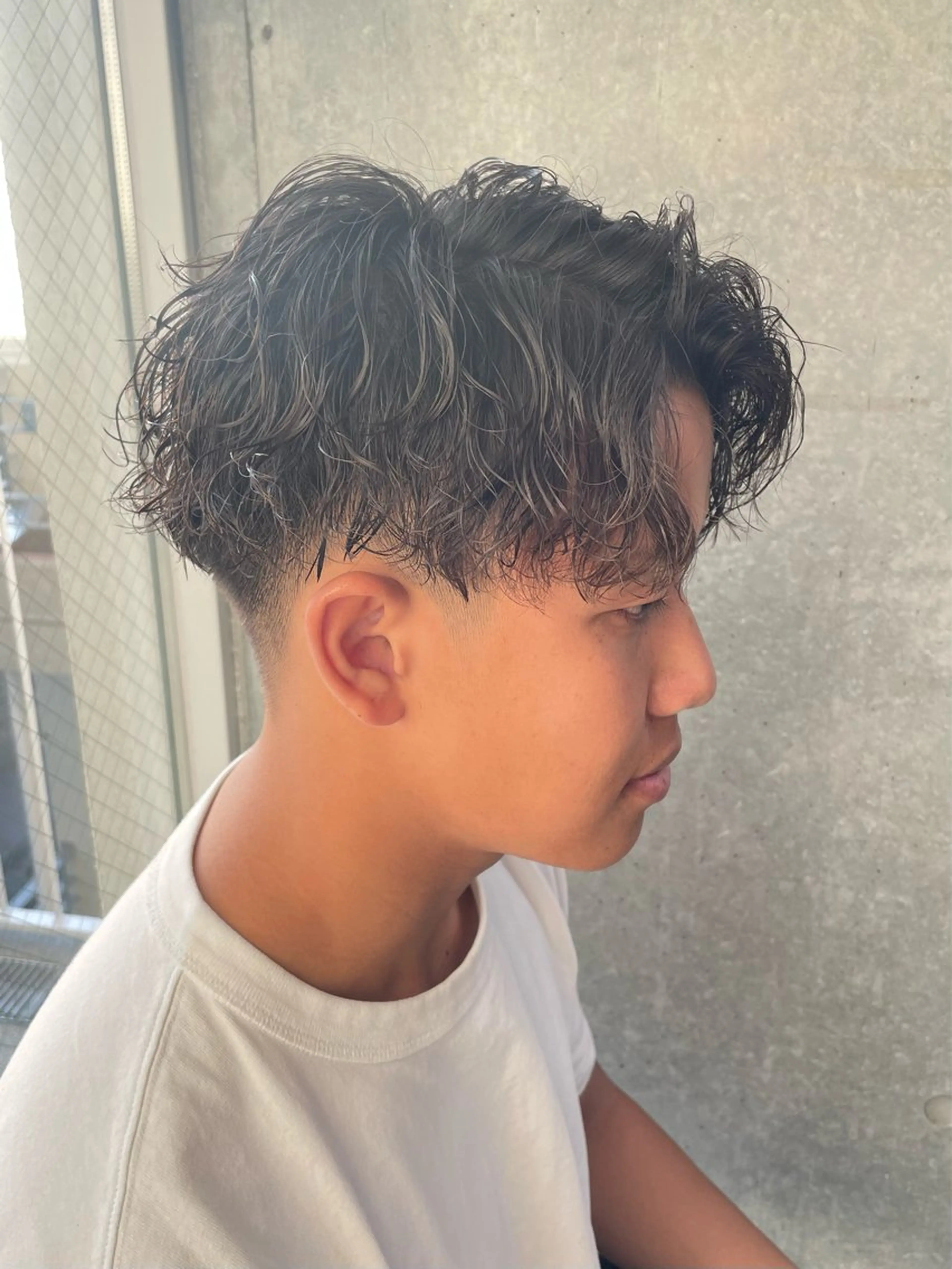 パーマ メンズ カット パーマ トリートメント ヘッドスパ ヘアセット メンズモテパーマ💙 fuwaのヘアスタイル