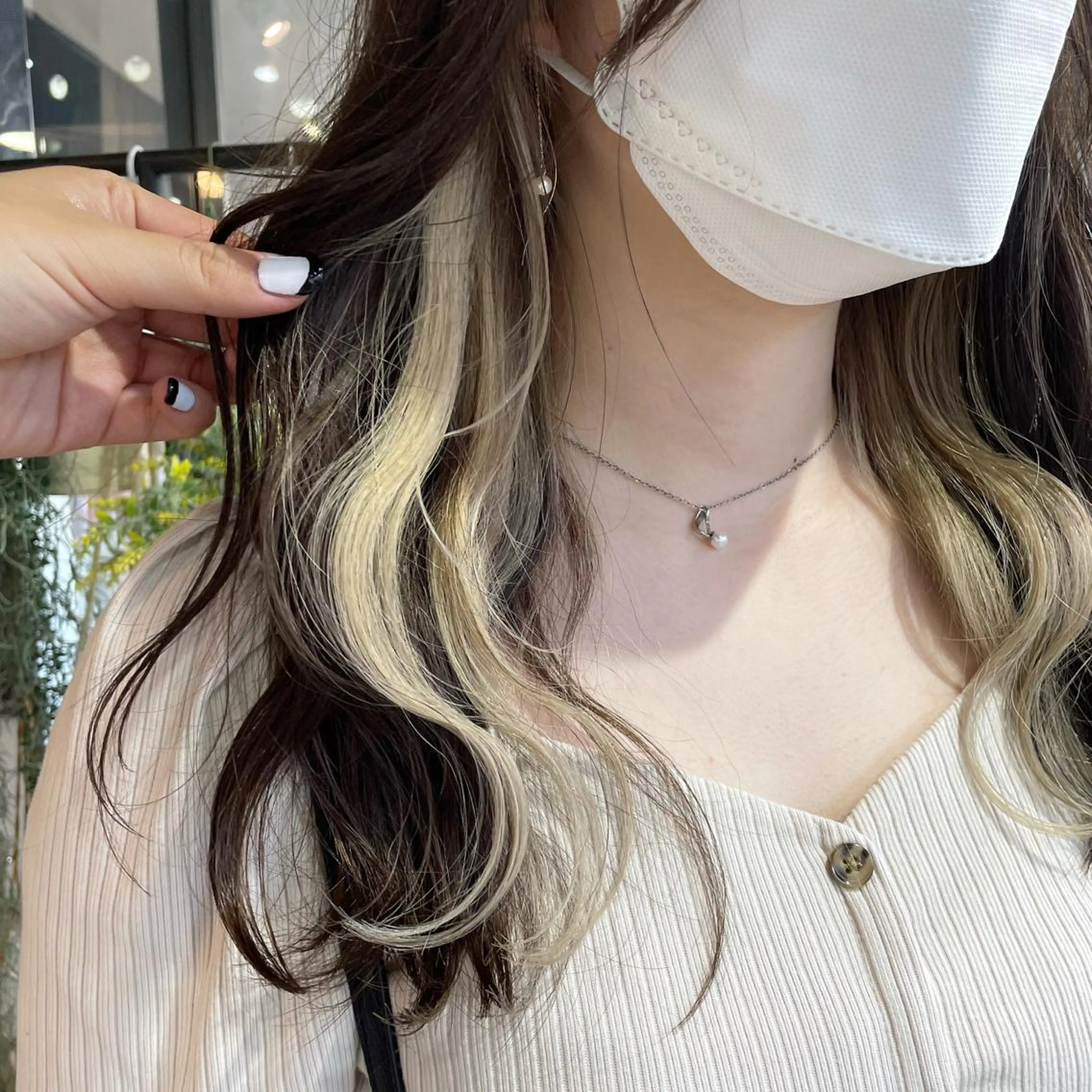 セミロング ニュアンスネイル/ ボブ/まちゃこのヘアスタイル