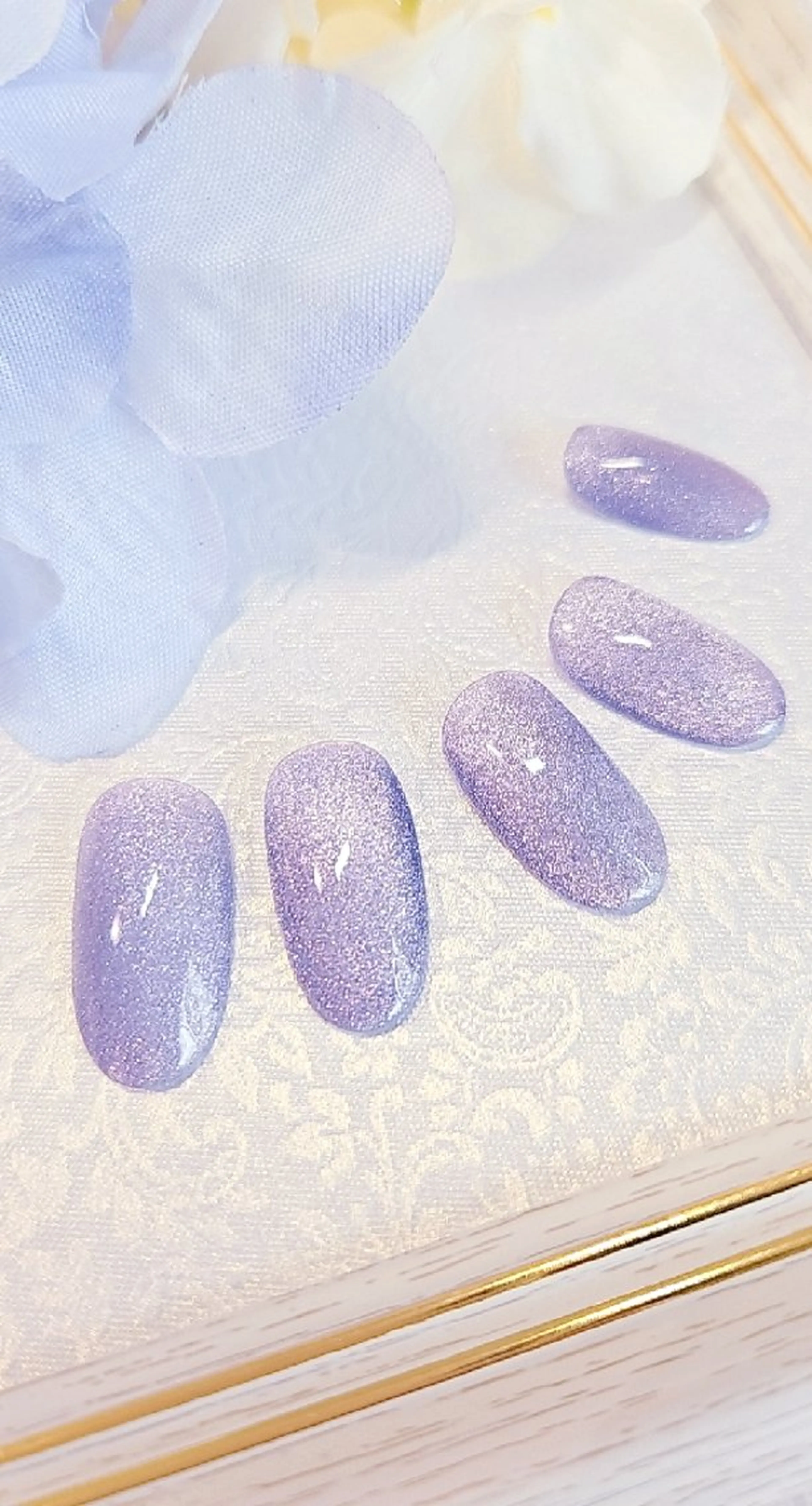 ネイル マグネットネイル ハンドネイル Nailsalon  Wisteriaのネイルデザイン