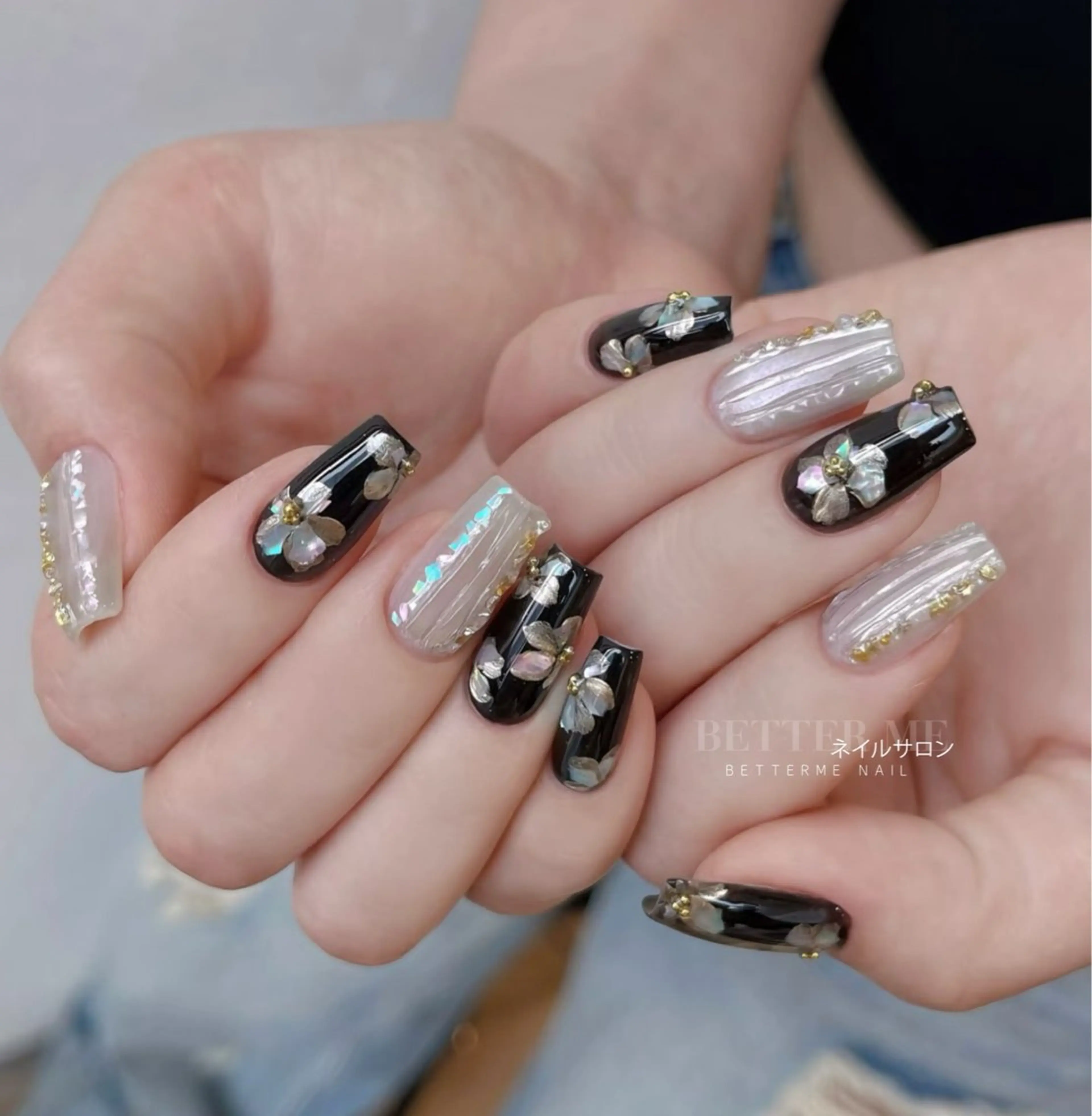 ネイル ハンドネイル BETTER ME ネイルサロン池田公園のネイルデザイン