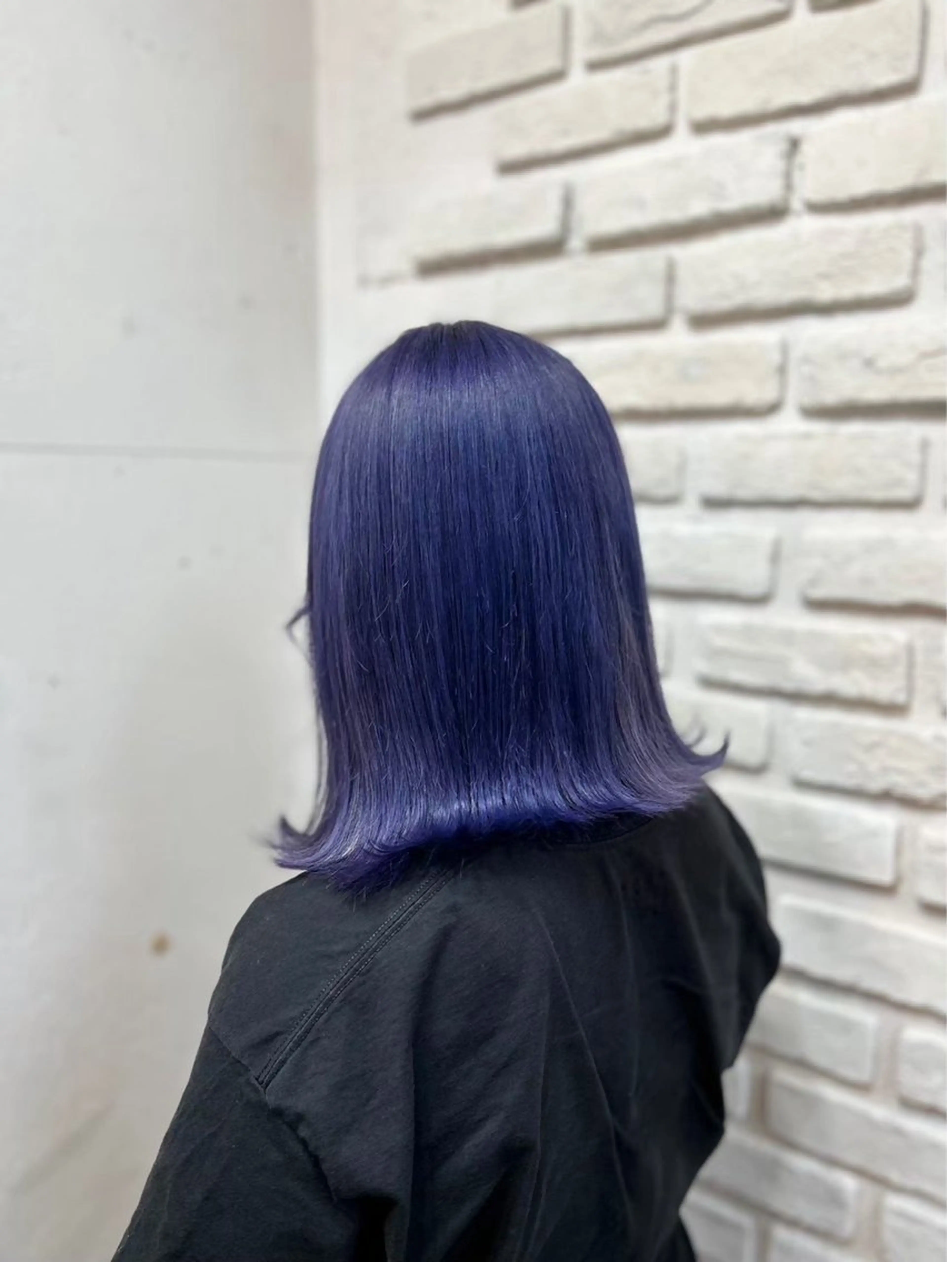 セミロング しおん @_qliwjsl_のヘアスタイル