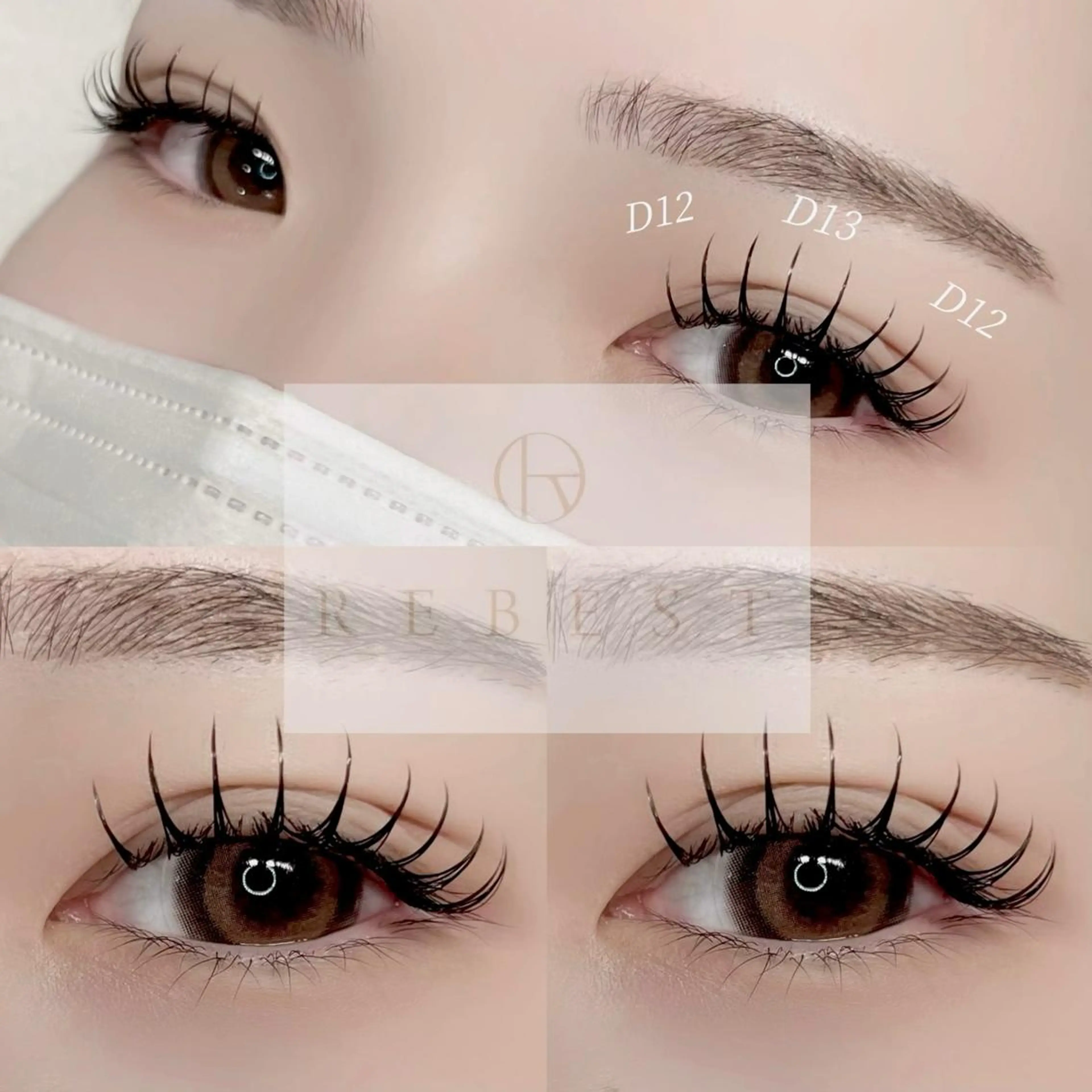 マツエク・マツパ Lashlift 👁️REBESTのマツエク・マツパデザイン