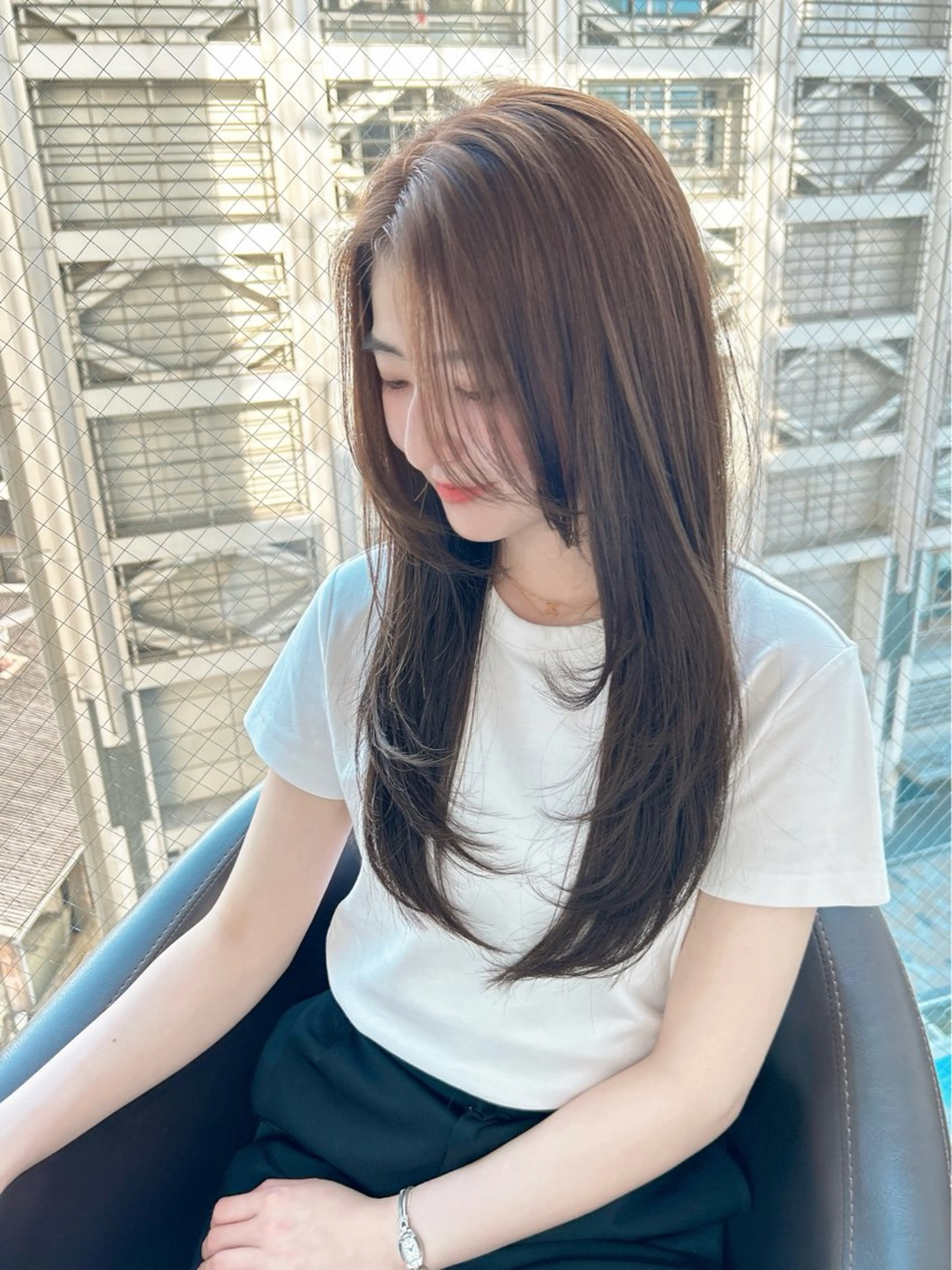 ミディアム カラー ヘアアレンジ カット ヘアカラー トリートメント 【代表】 たき〜のヘアスタイル