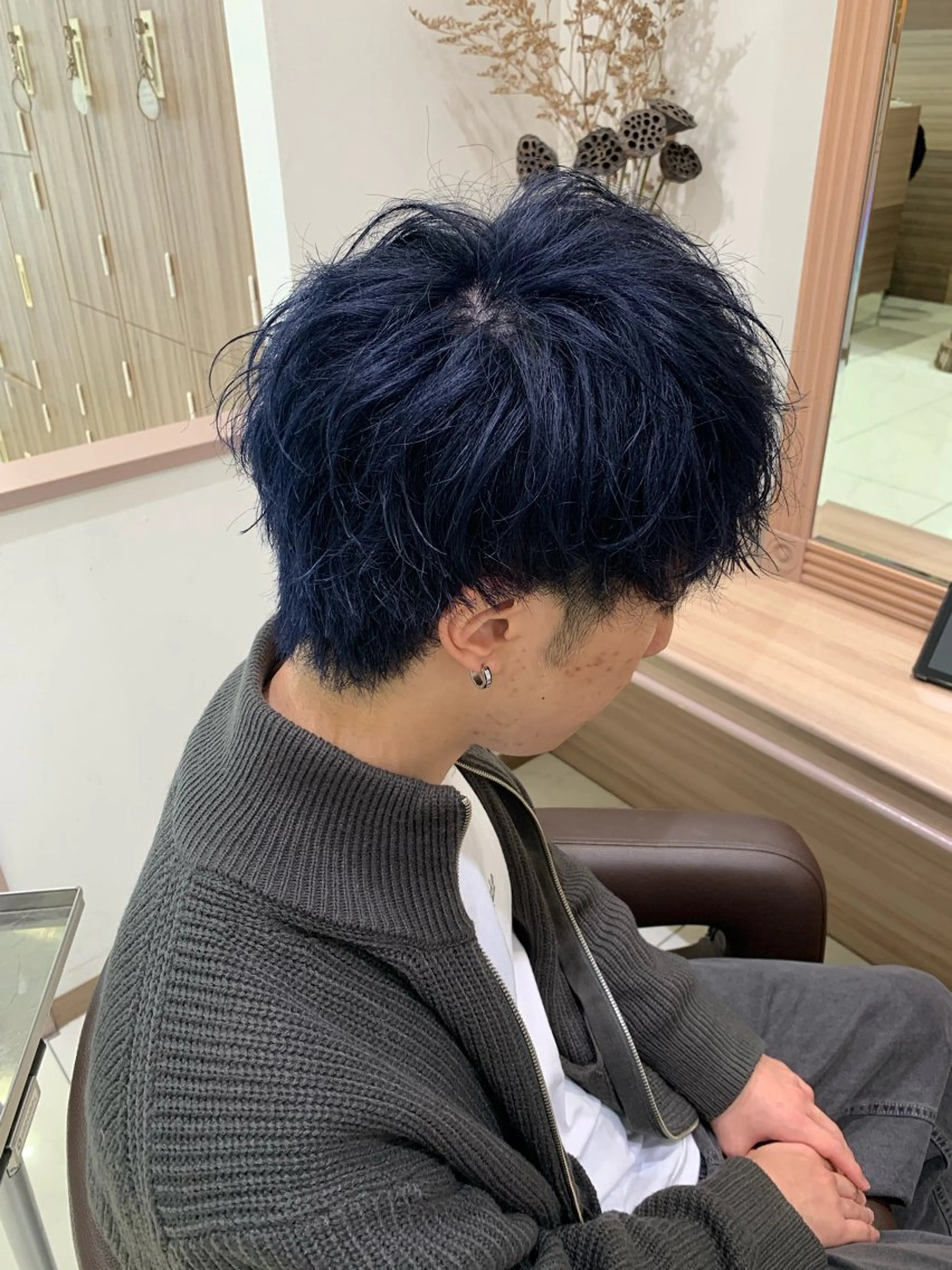 ショート カラー メンズ 🌱脱白髪染め特化 🌱岡田将英のヘアスタイル