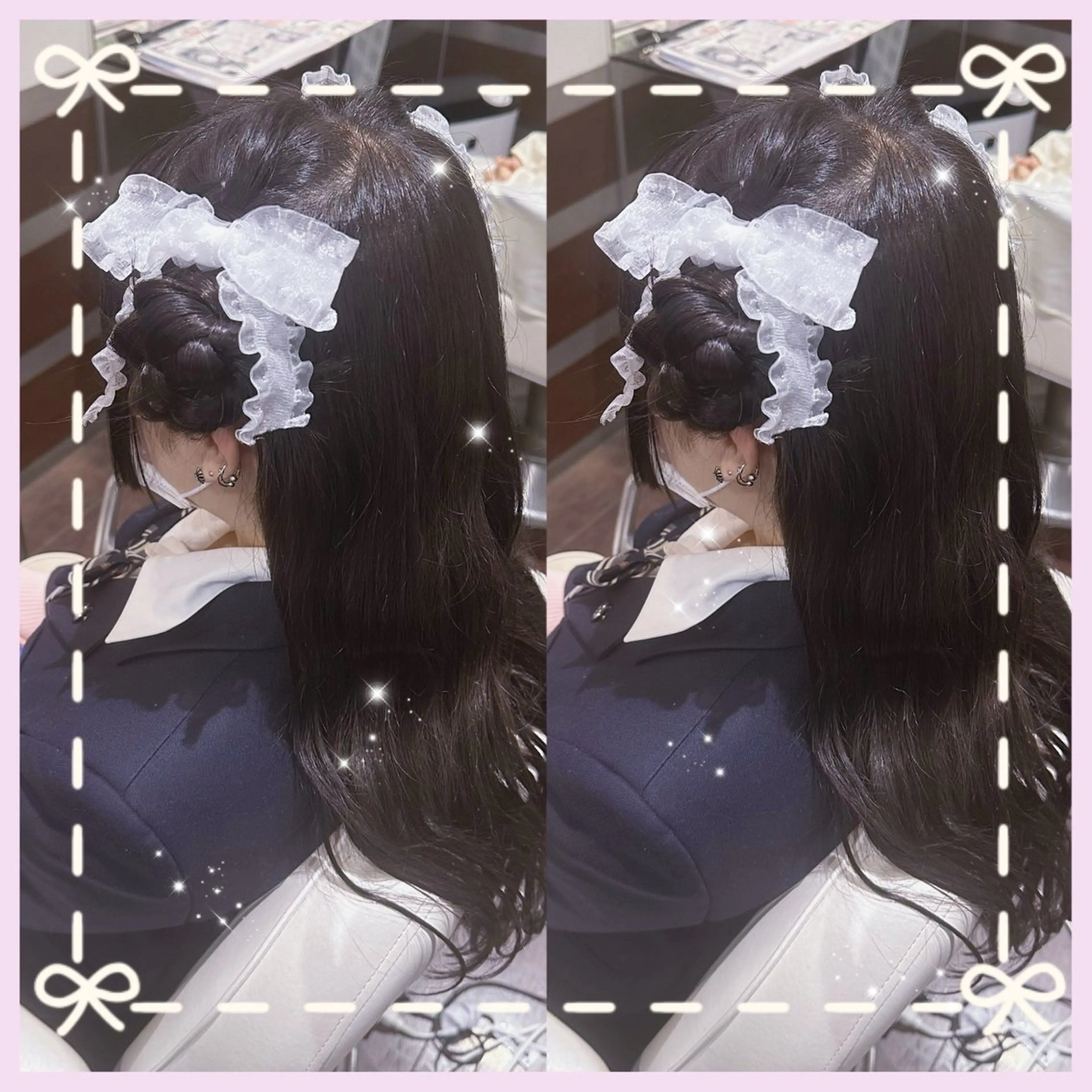 ロング ヘアアレンジ ヘアセット 艶髪/酸性ストレート /髪質改善/内村麻衣のヘアスタイル