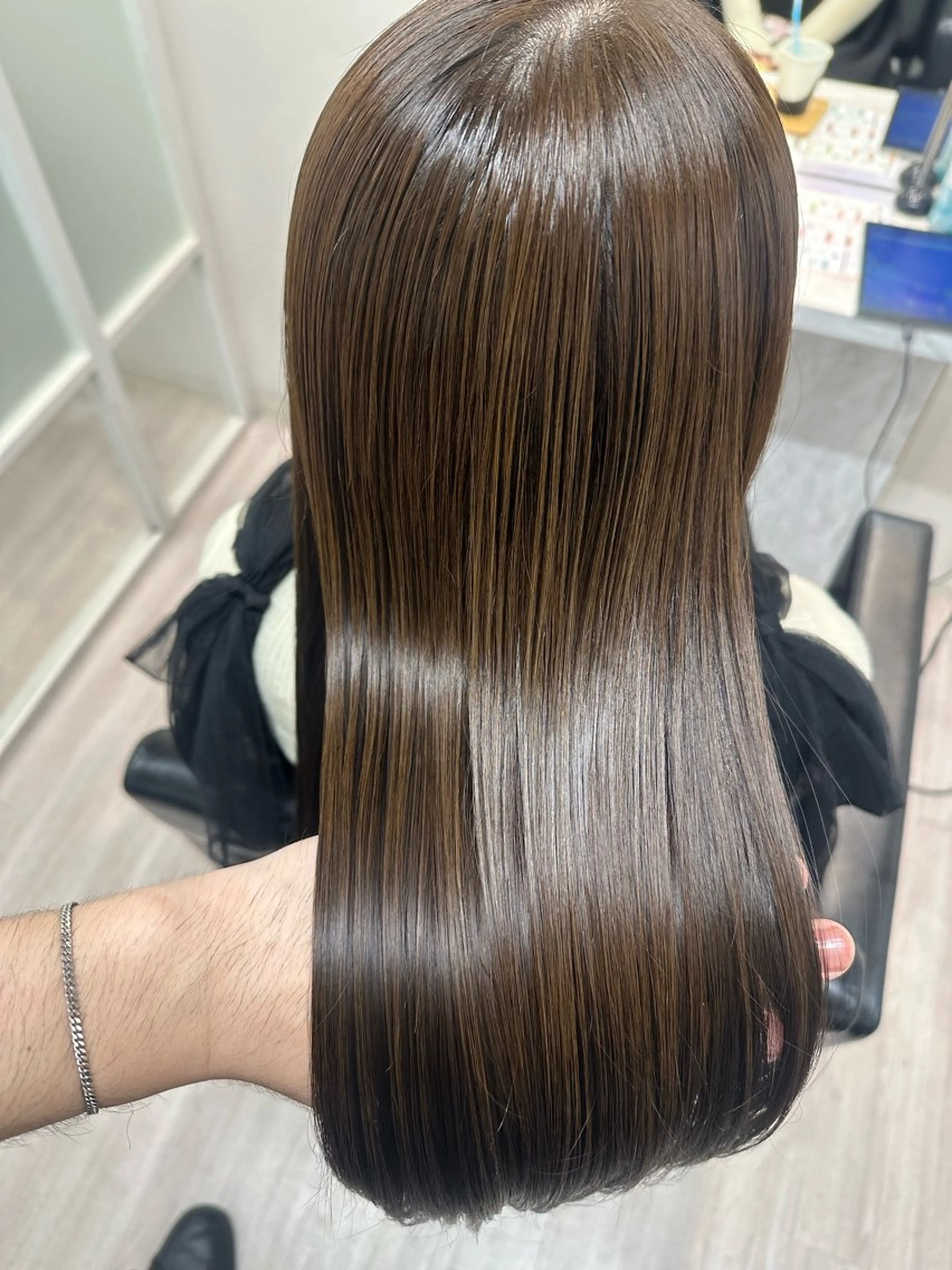 ロング カット ヘアカラー トリートメント 千葉 卓弥のヘアスタイル