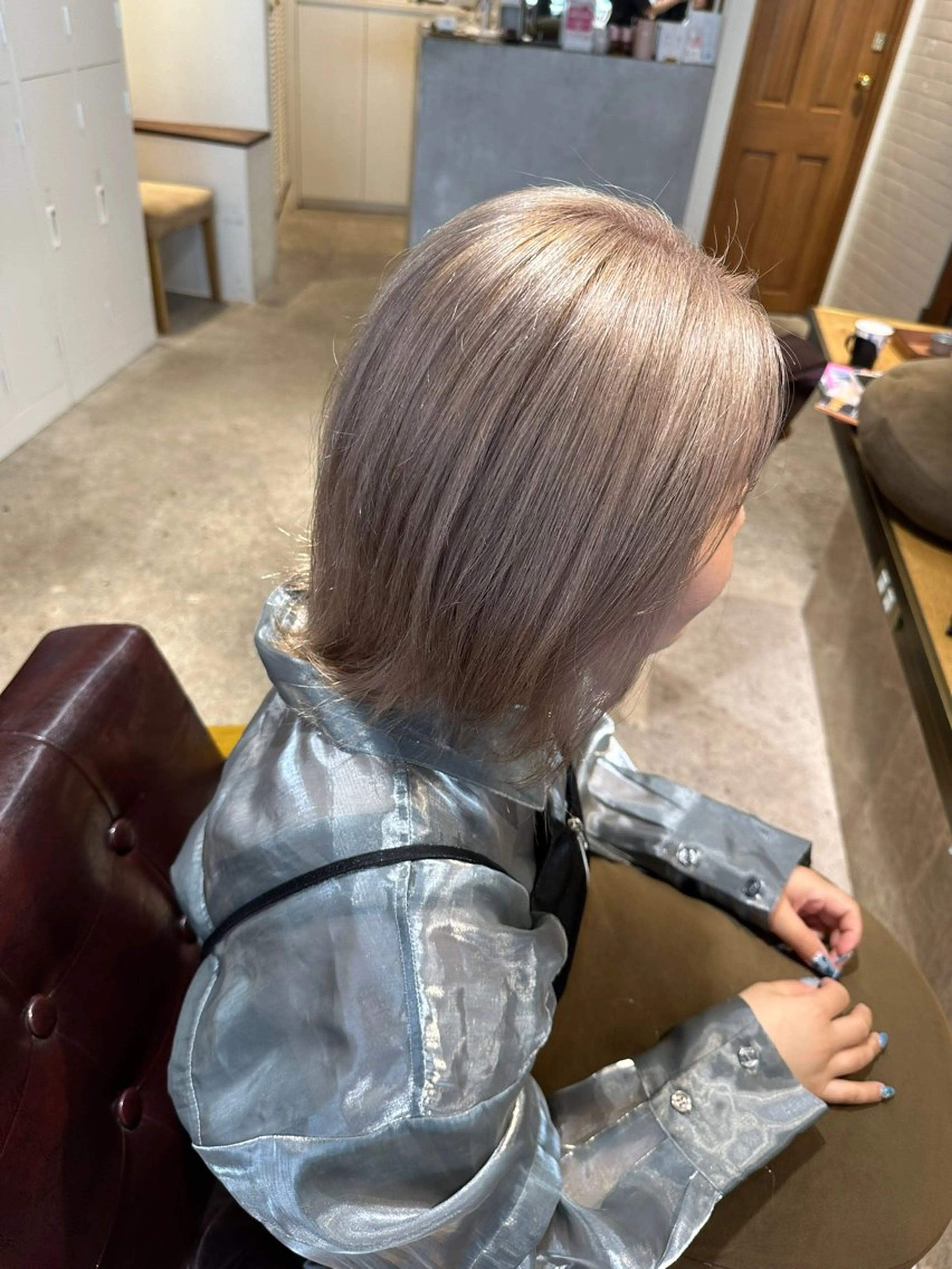 セミロング カラー 💖艶髪&ブリーチ髪 質改善💖舜希のヘアスタイル