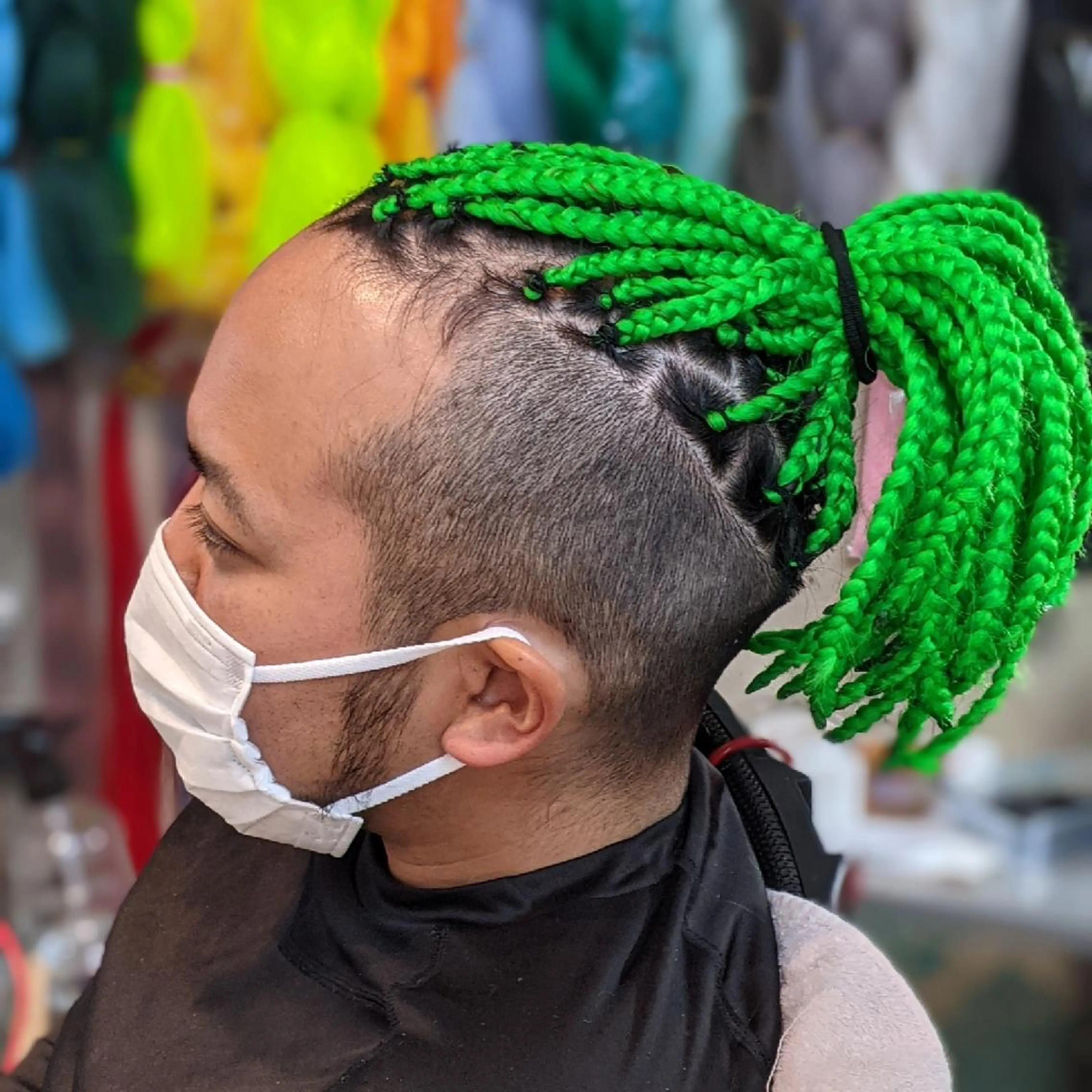 メンズ セミロング エクステ scamp ★のヘアスタイル