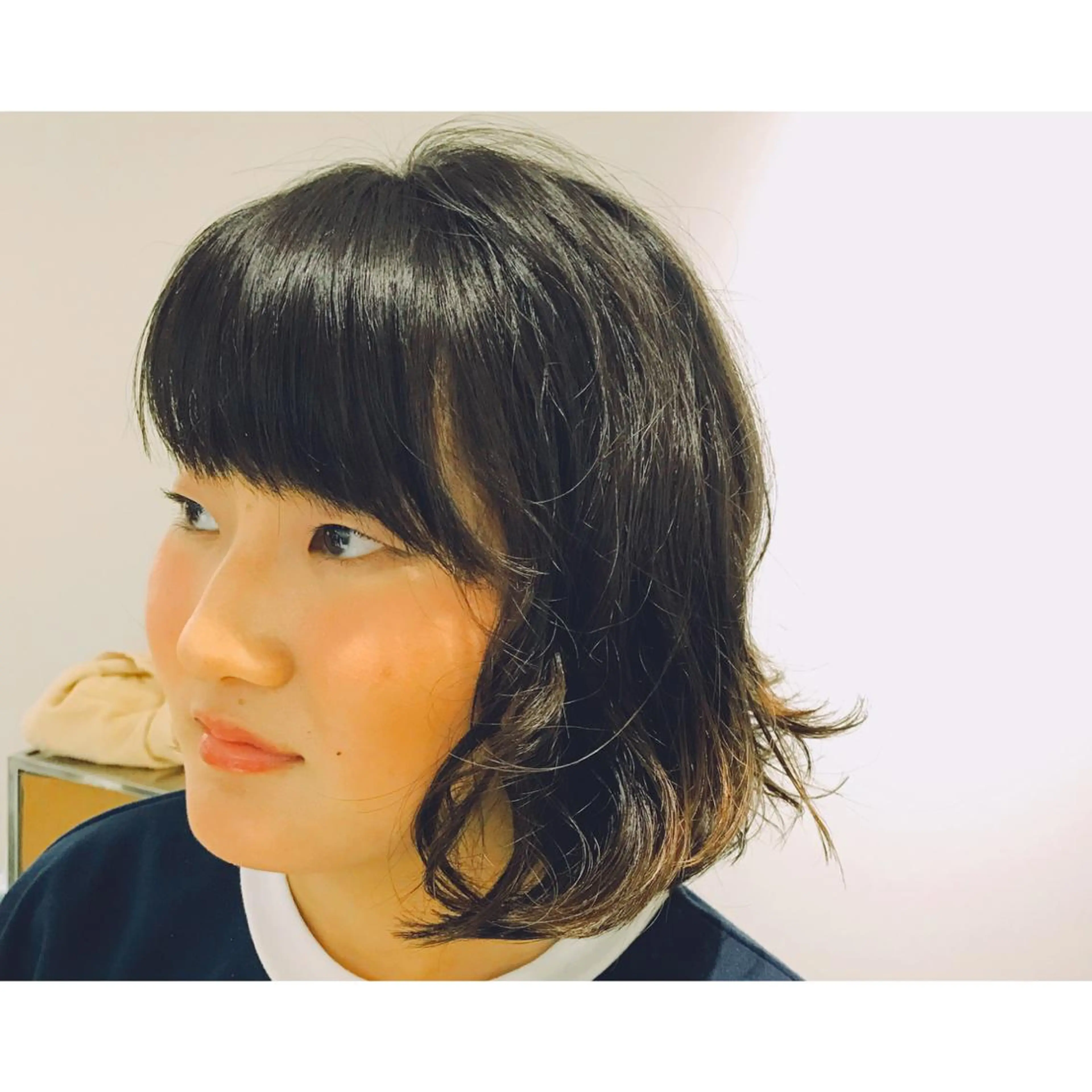 ショート パーマ かねやす ゆなのヘアスタイル