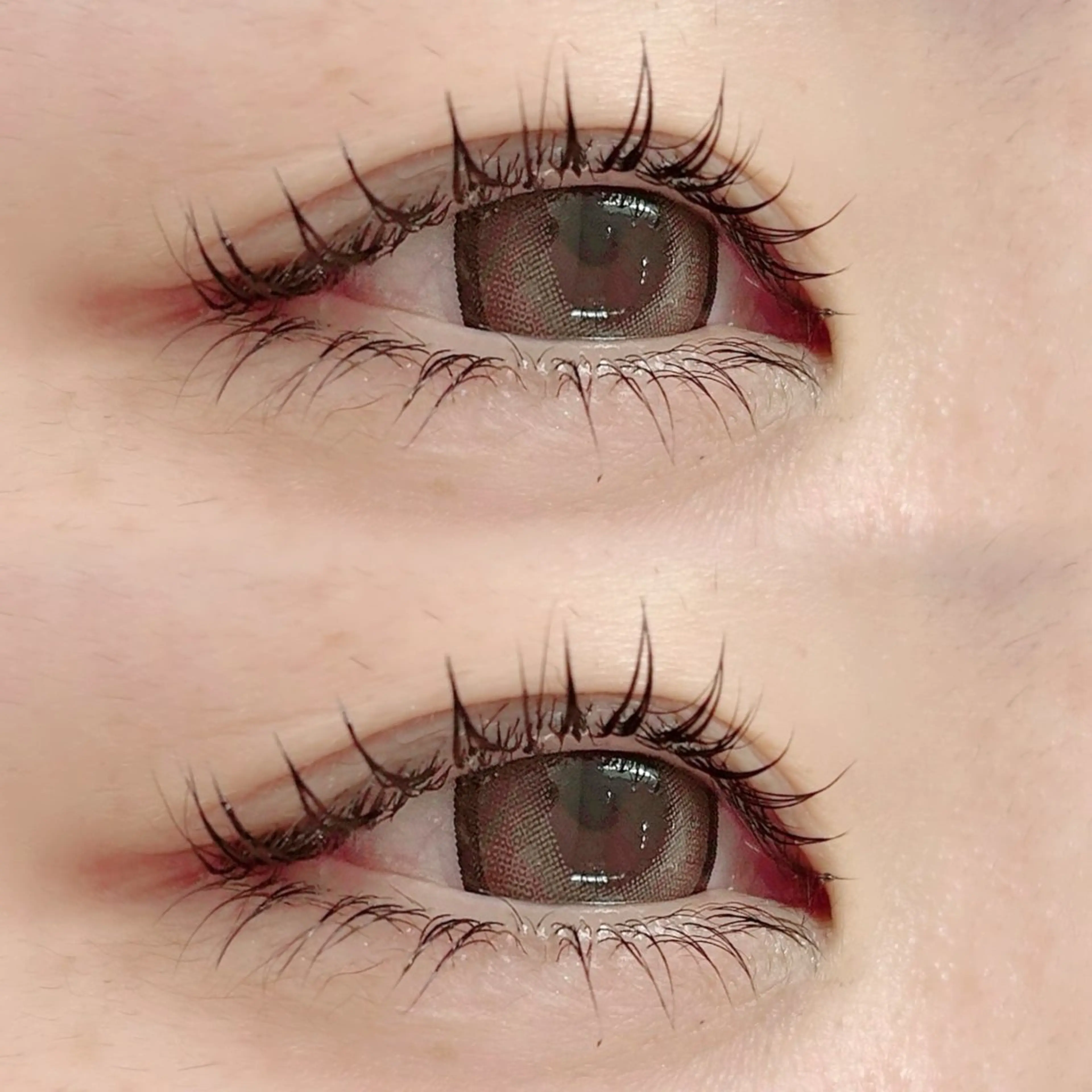 マツエク・マツパ 束感まつ毛 フラットラッシュ 韓国風マツエク パリジェンヌラッシュリフト まつげパーマ マツパ memoto あびこ🍫のマツエク・マツパデザイン