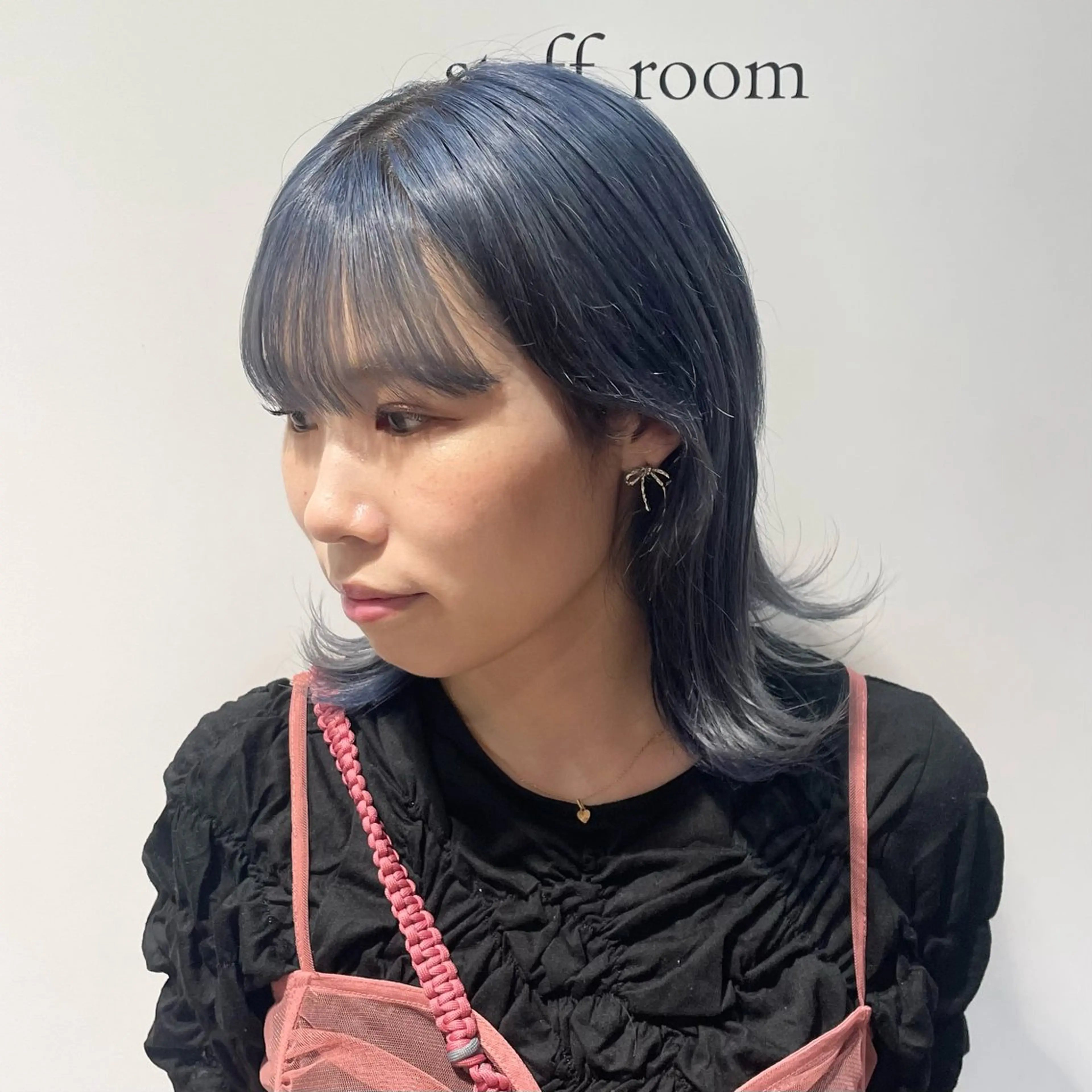 セミロング カラー なつき/ 艶カラー/縮毛矯正のヘアスタイル