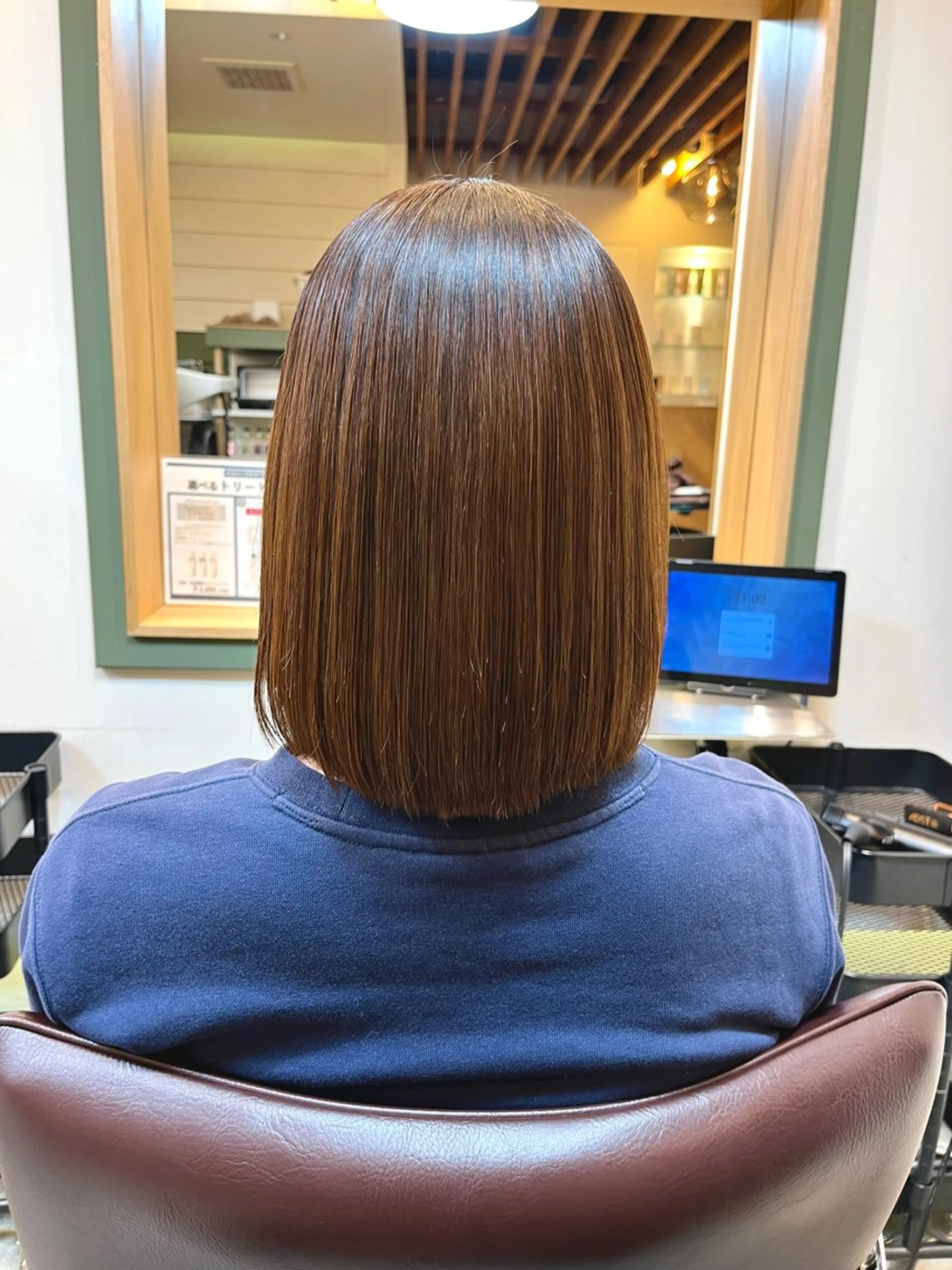 【ボブ】縮毛矯正/ 船橋駅5分/鈴木杏美のヘアスタイル